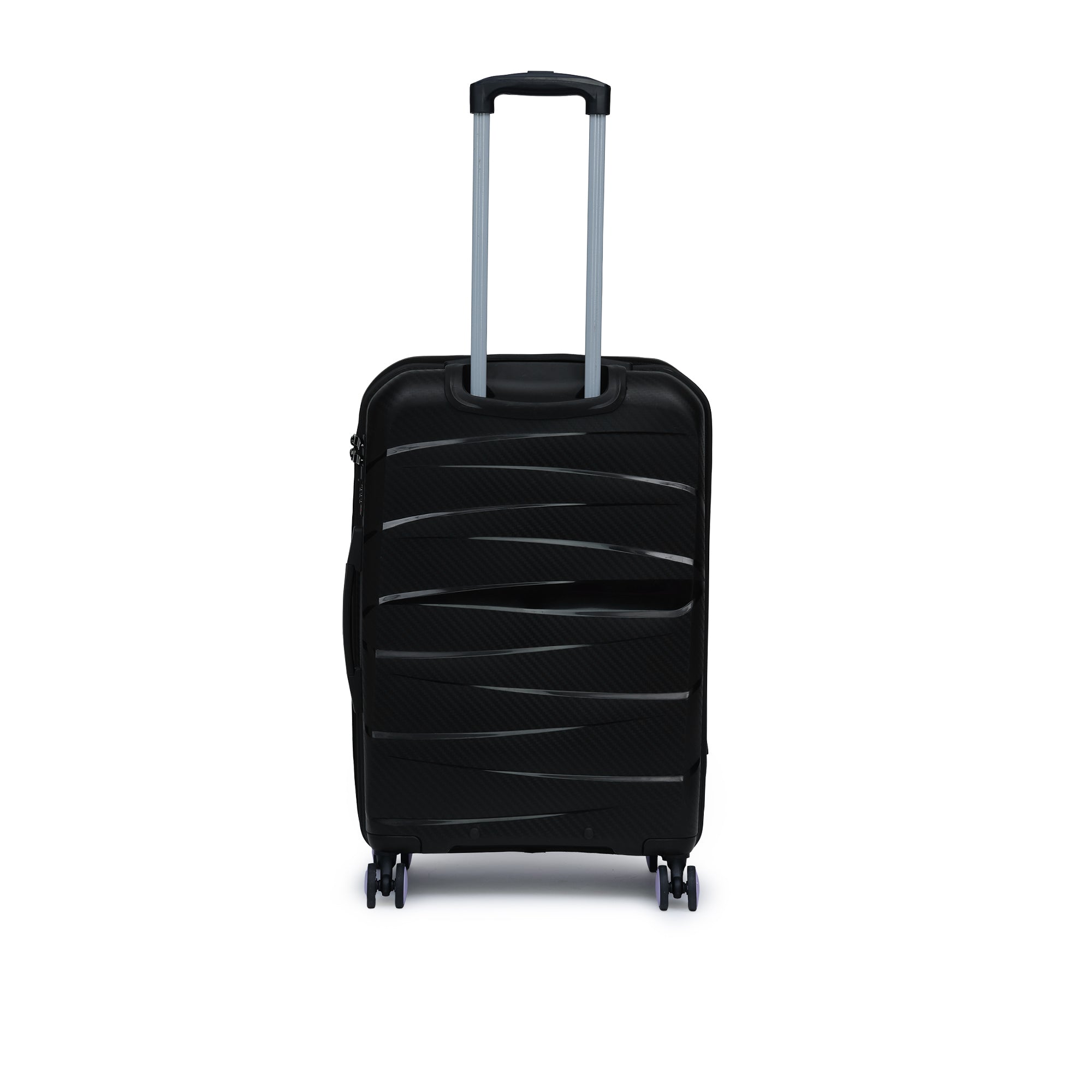 London Dual Violet-Black Medium Trolley