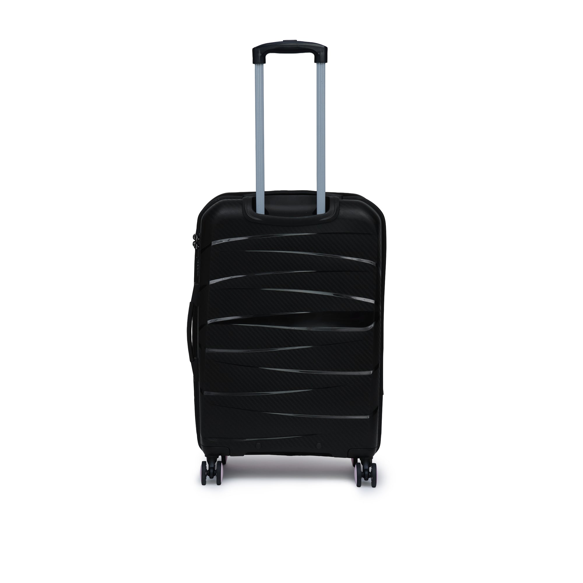 London Dual Pink-Black Medium Trolley