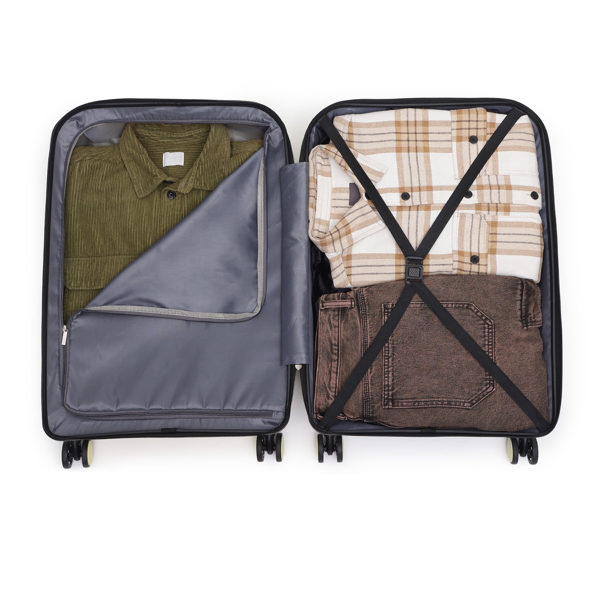 London Dual Yellow-Black Set Of 2 Trolley