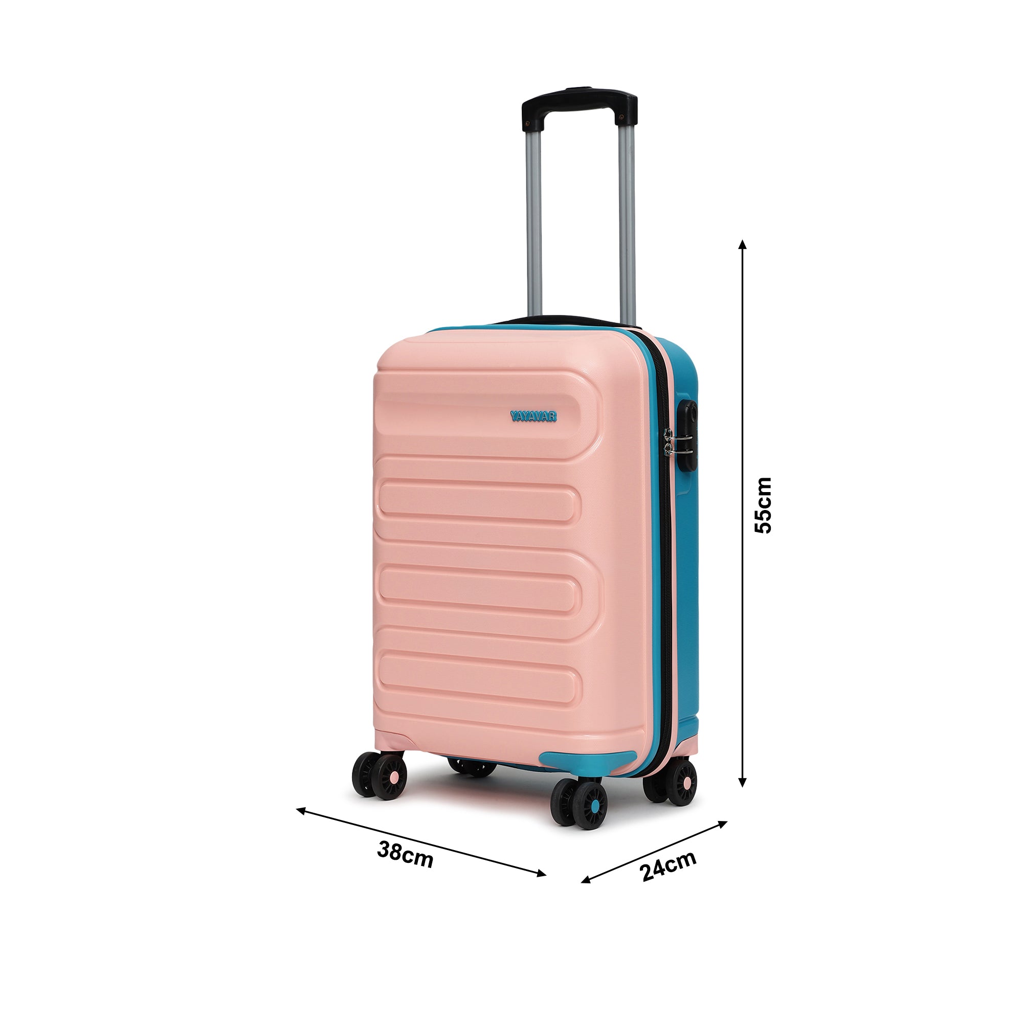 Tokyo Remix Pink-Teal Small Trolley