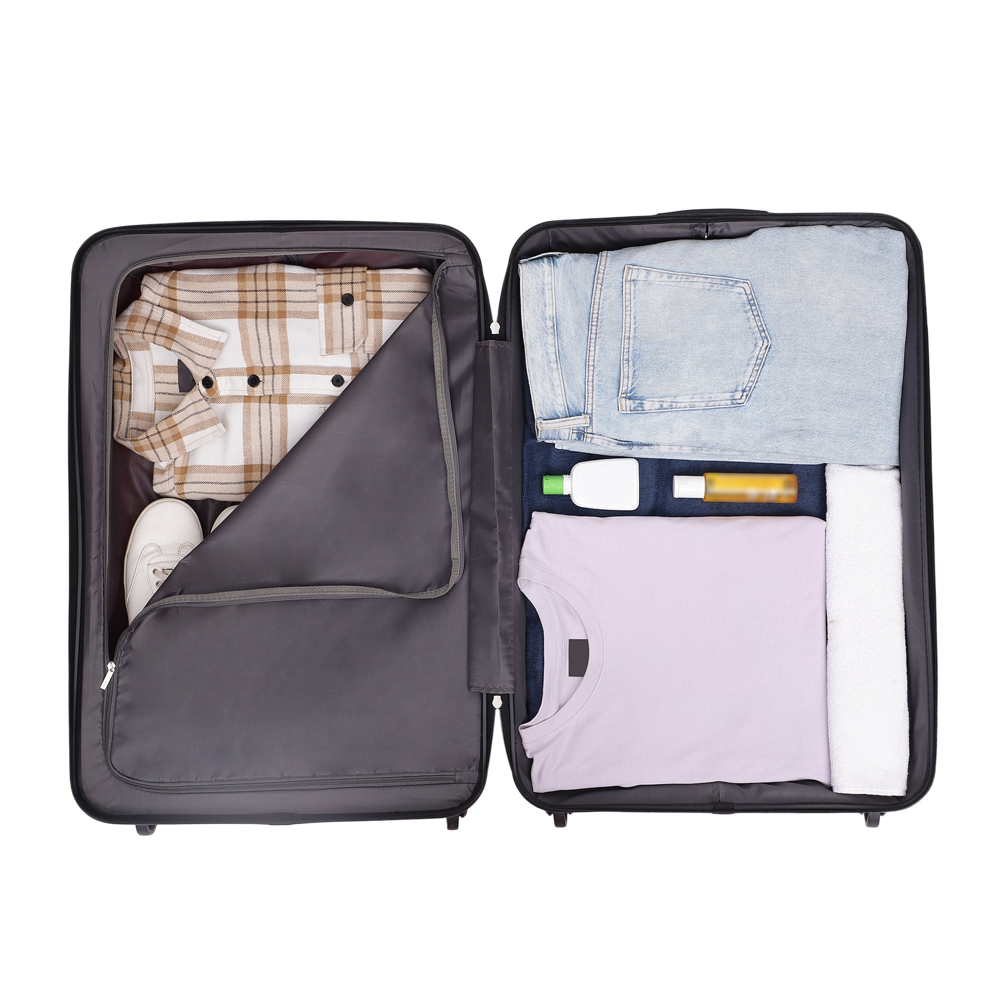 Tokyo Dual Red-Black Set Of 3 Trolley