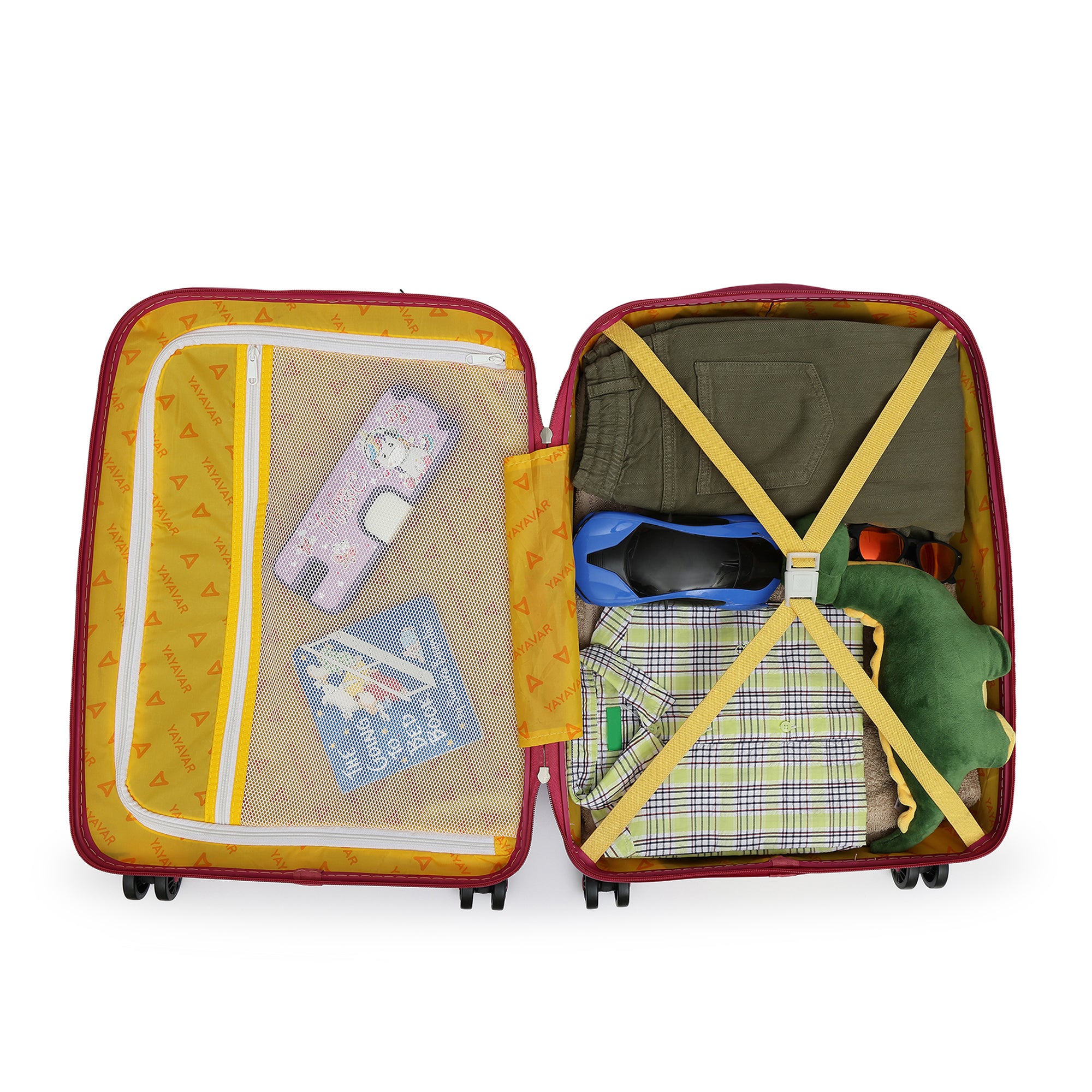 Pink Princess for Kids Set of 2 Trolley