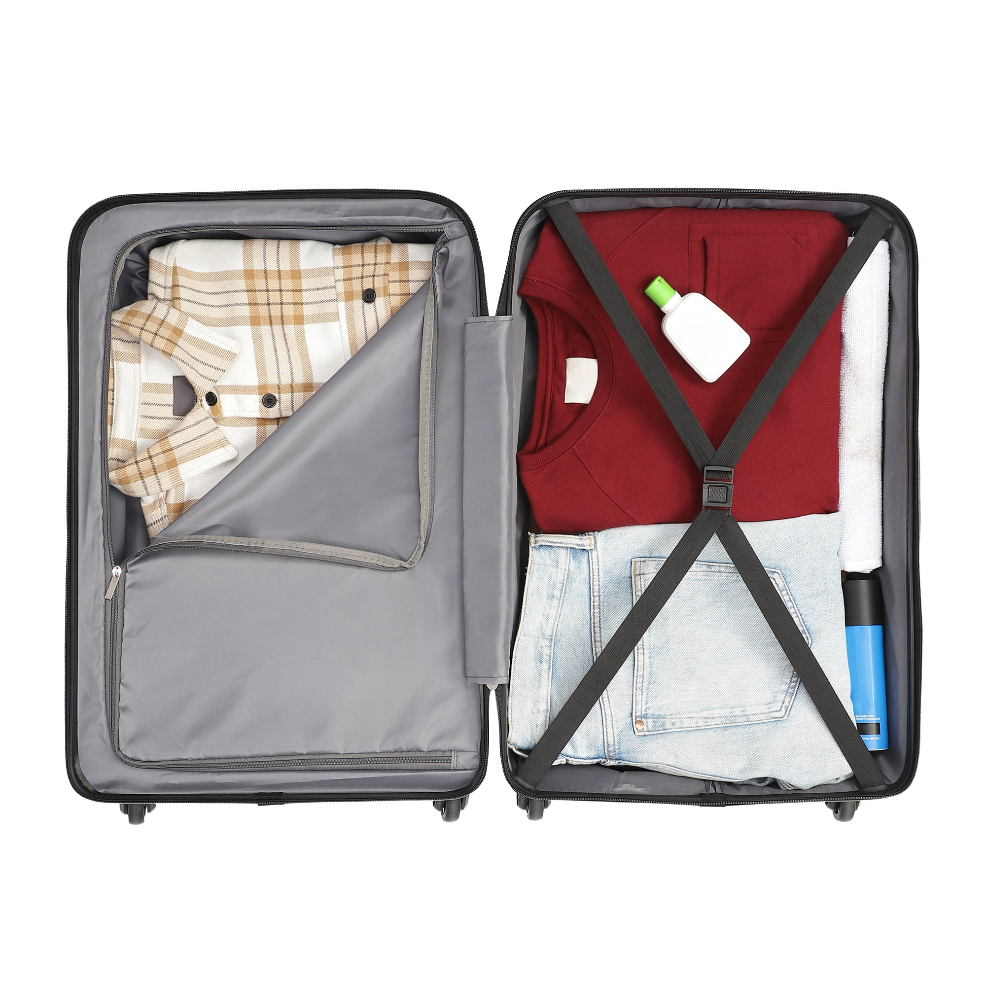 Mexico Printed Teal Set Of 2 Trolley