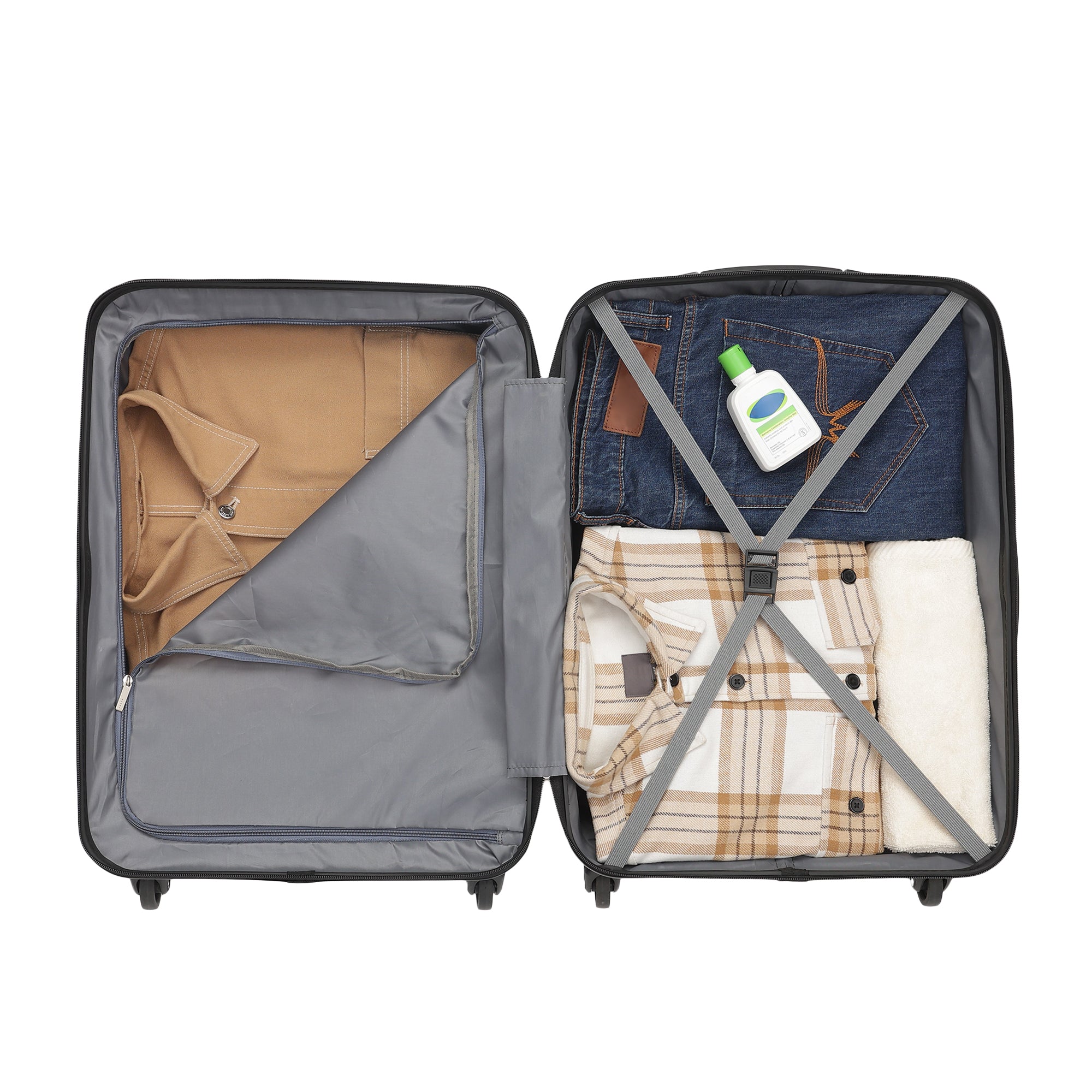 Venice Yellow-Grey Set Of 2 Trolley