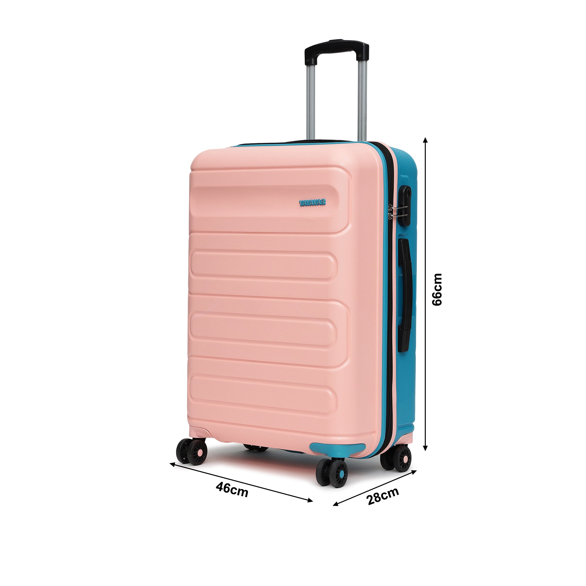 Tokyo Remix Pink-Teal Medium Trolley