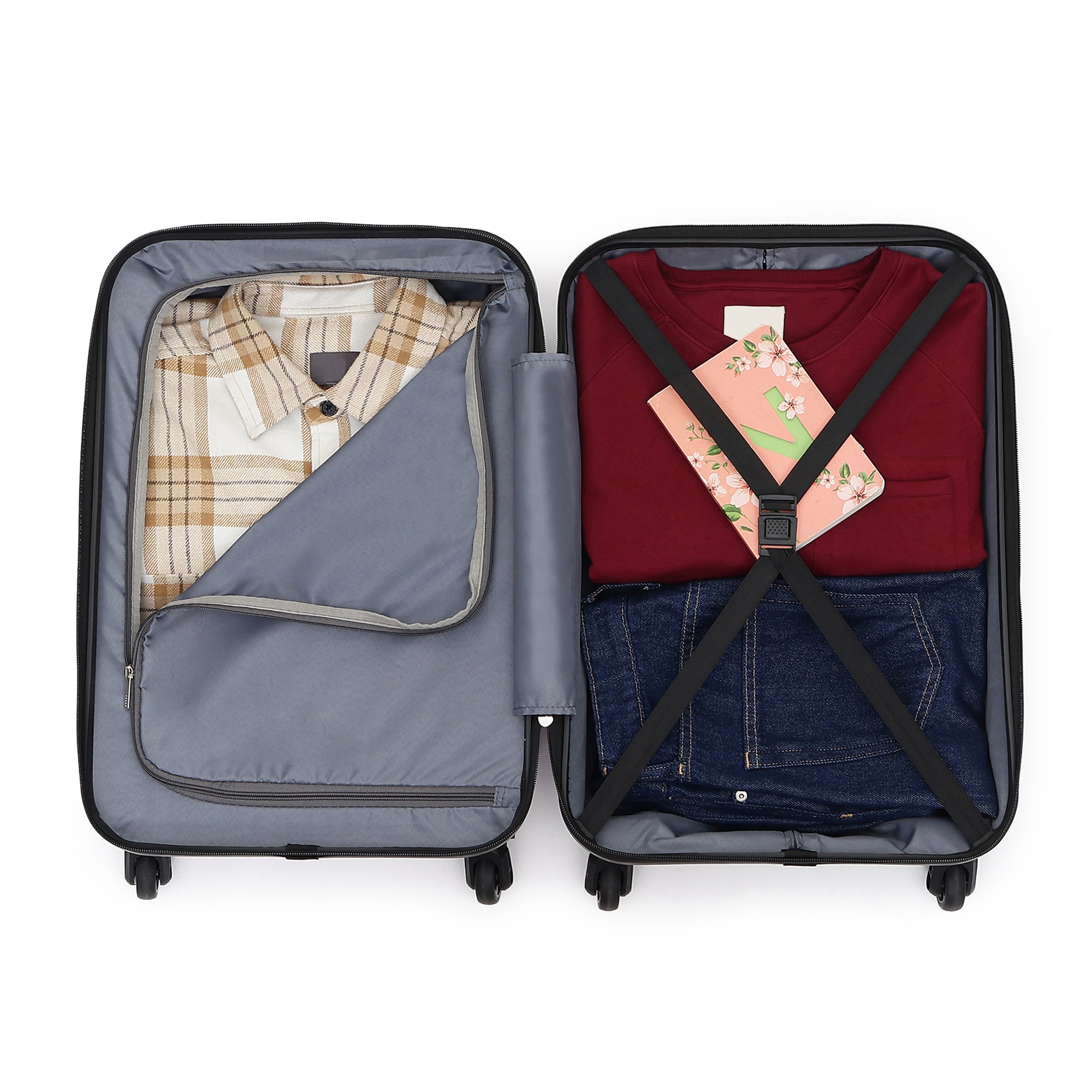 Tokyo Dual Violet-Black Small Trolley