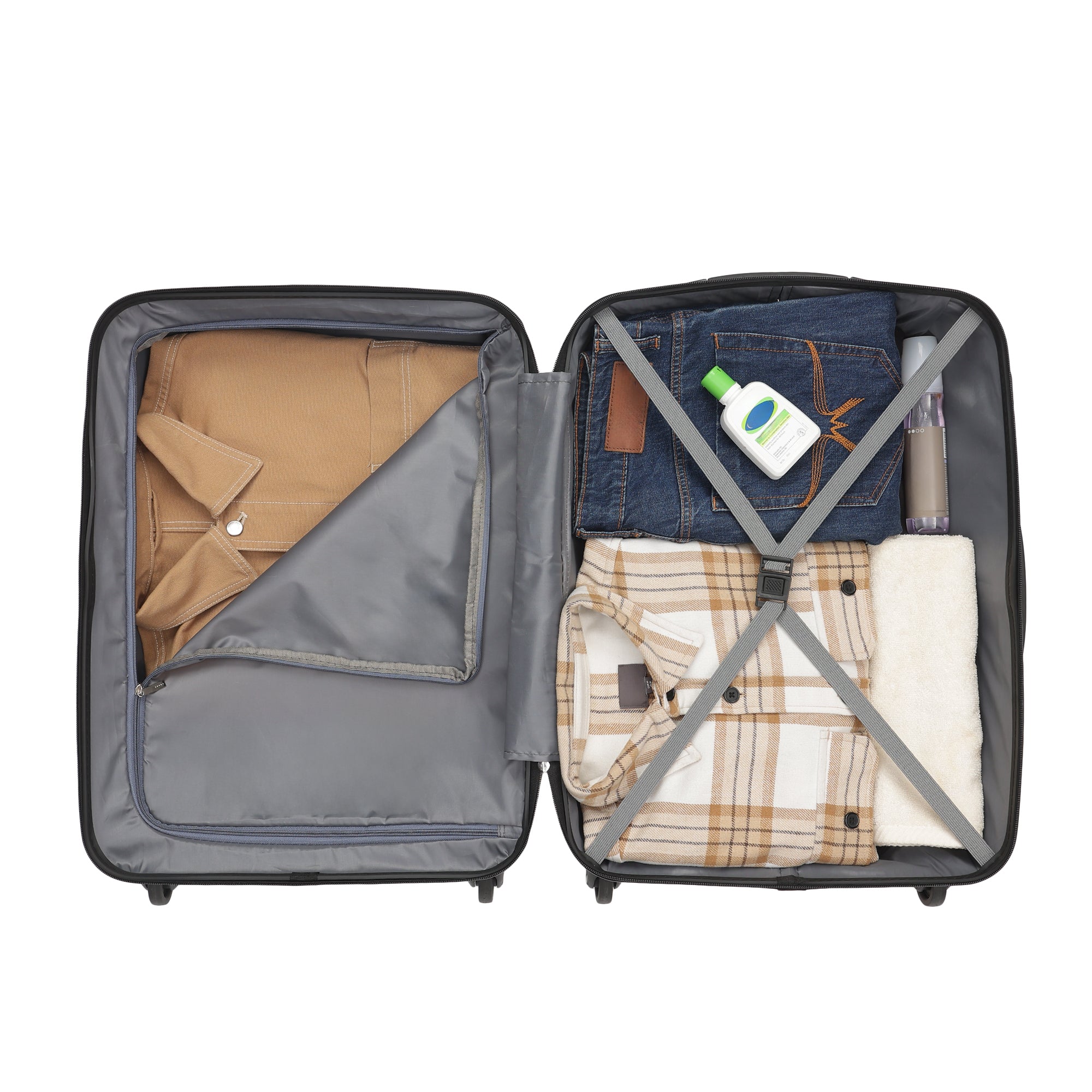 Venice Orange-Grey Set Of 2 Trolley