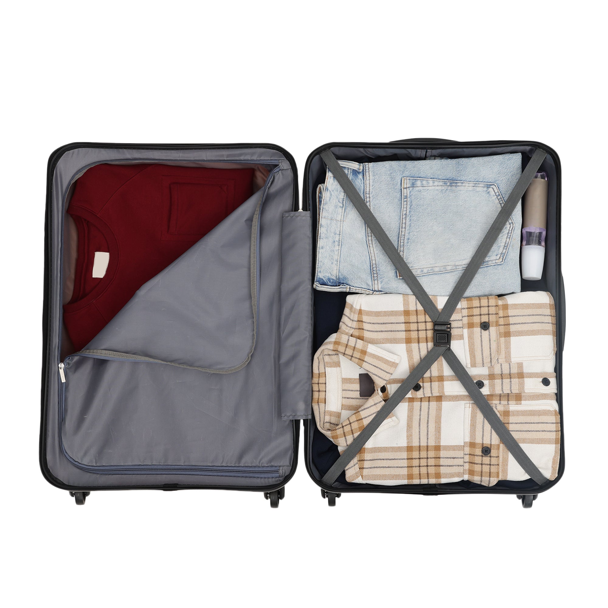 Tokyo Plus Yellow-Teal Set Of 2 Trolley