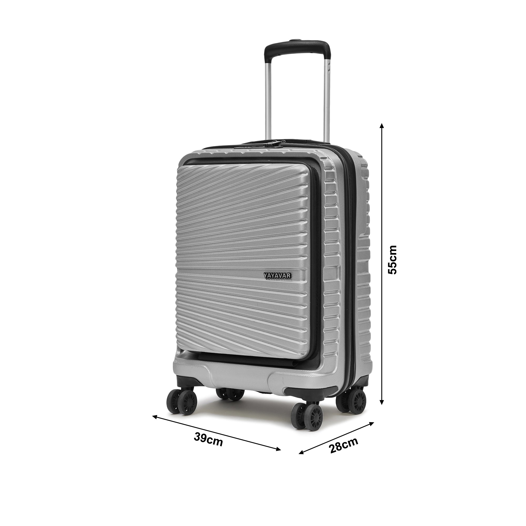 Berlinpro Silver Front Open Trolley
