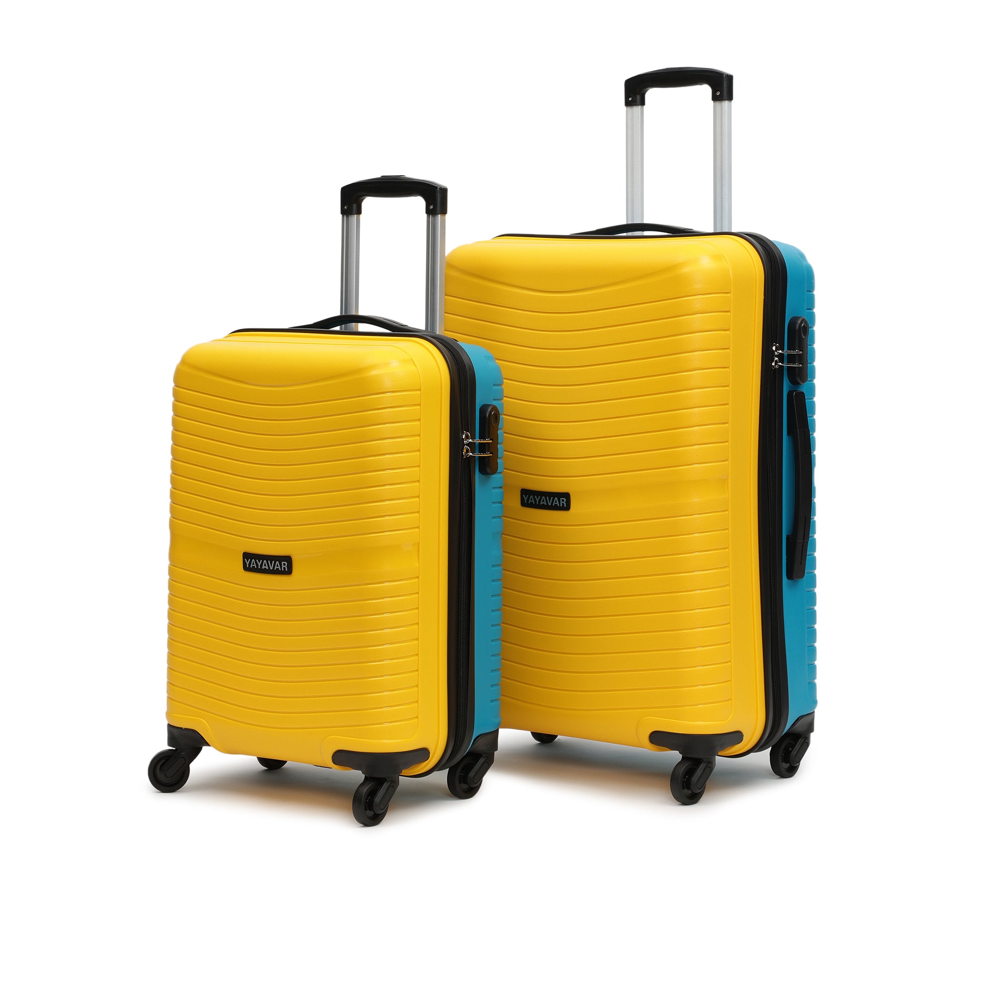 Tokyo Plus Yellow-Teal Set Of 2 Trolley