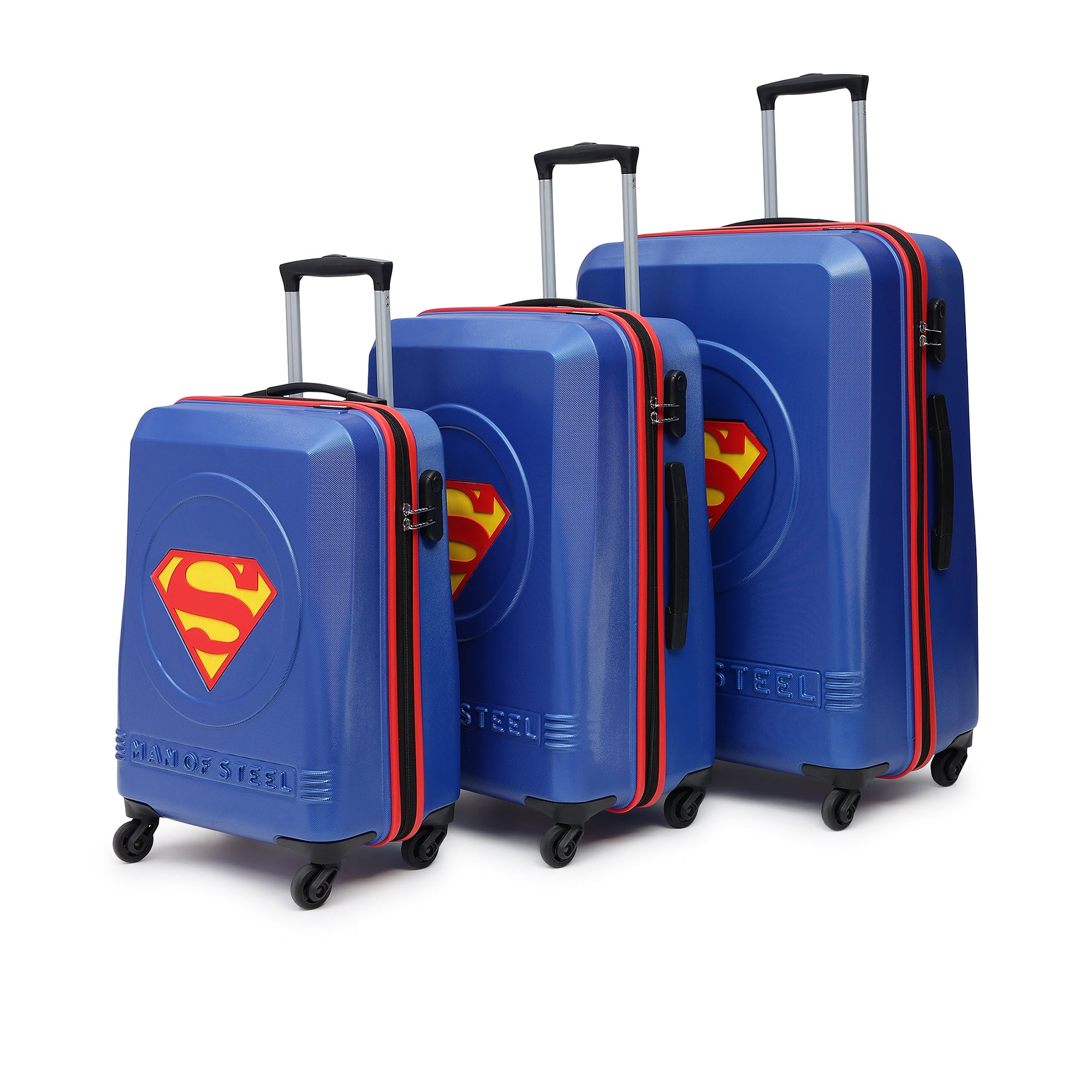 Superman Blue Set Of 3 Trolley