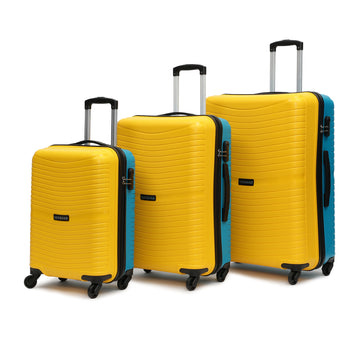 Tokyo Plus Yellow-Teal Set Of 3 Trolley