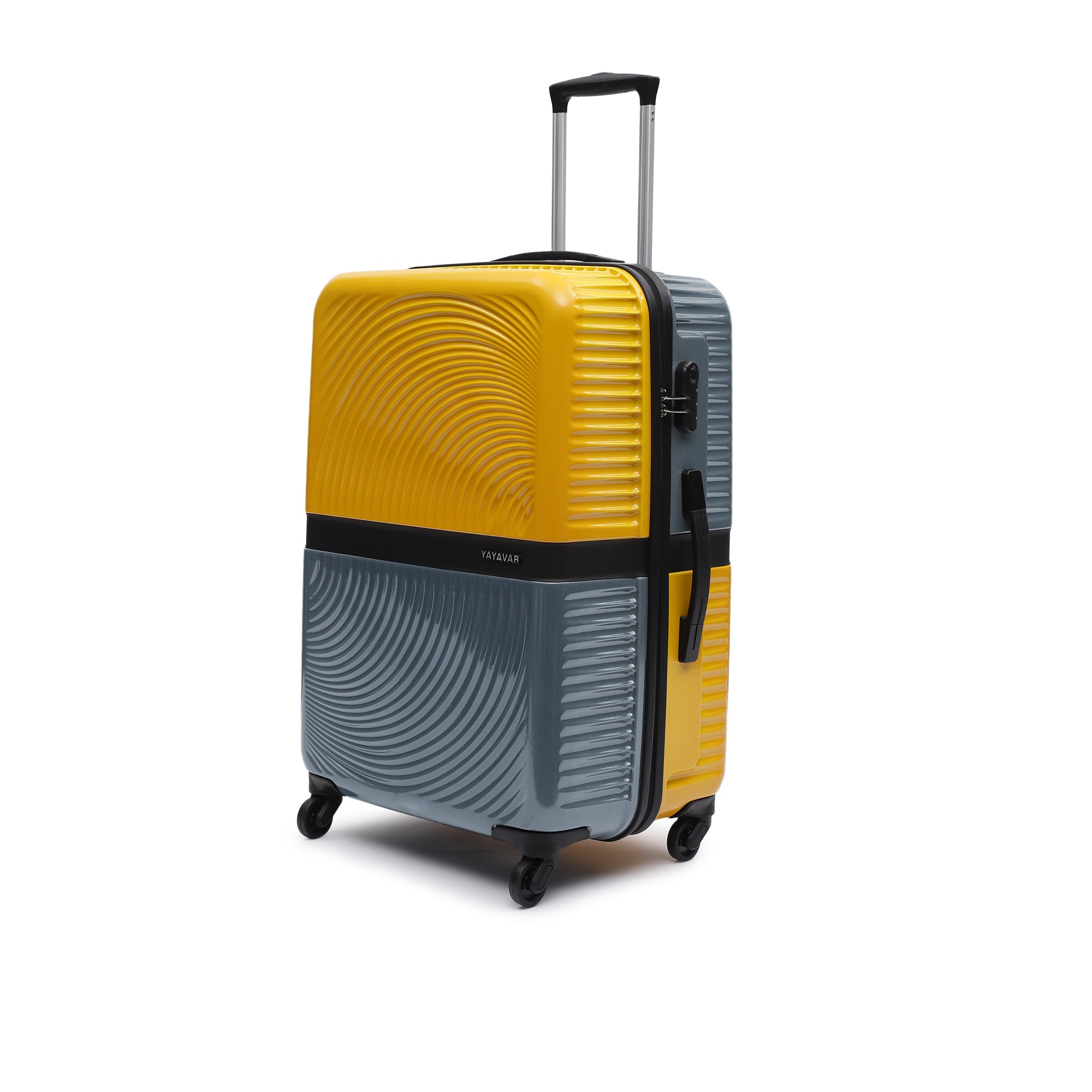 Venice Yellow-Grey Large Trolley