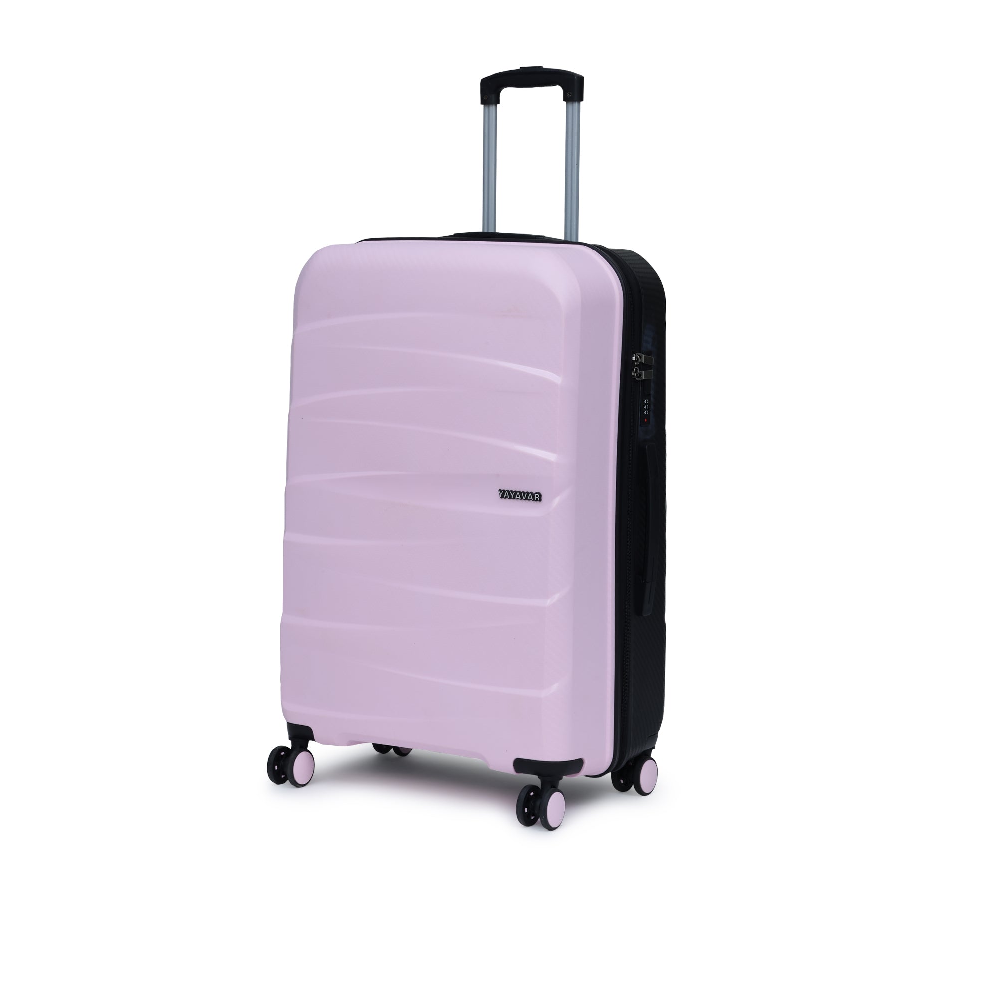 London Dual Pink-Black Large Trolley