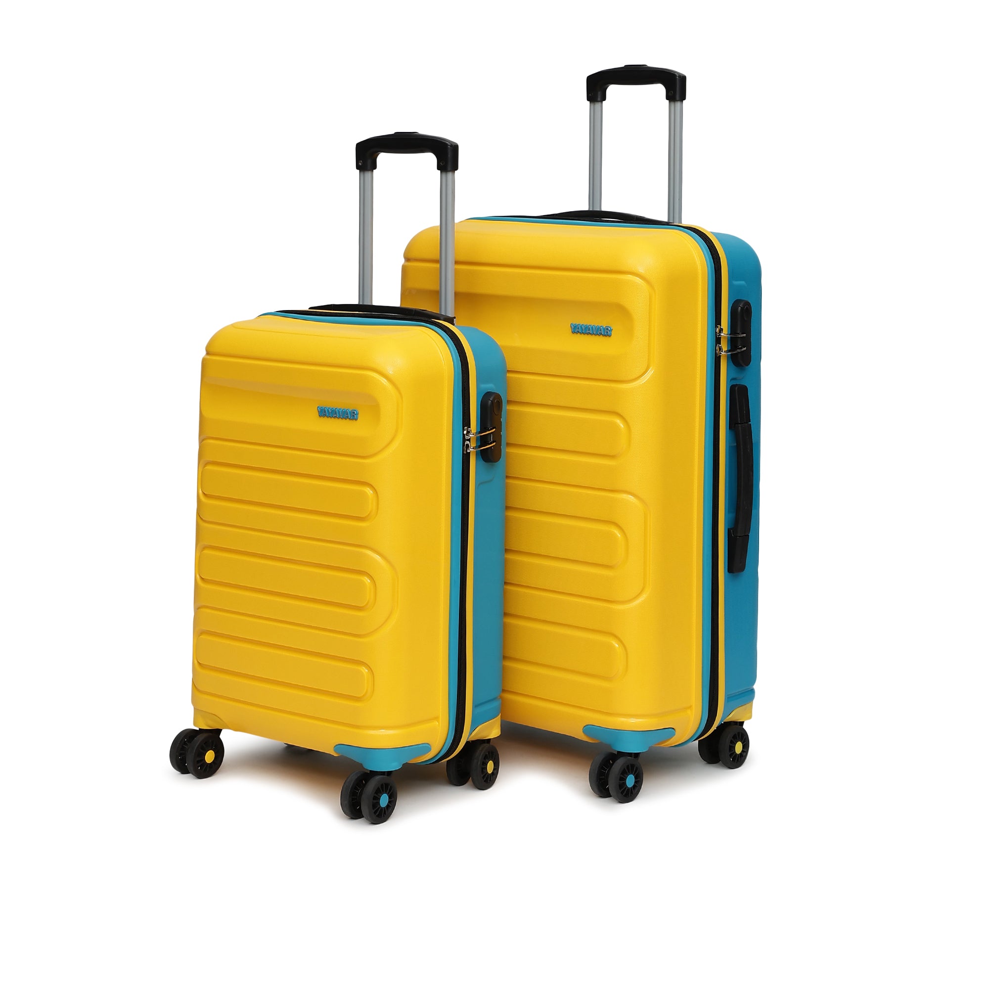 Tokyo Remix Yellow-Teal Set Of 2 Trolley