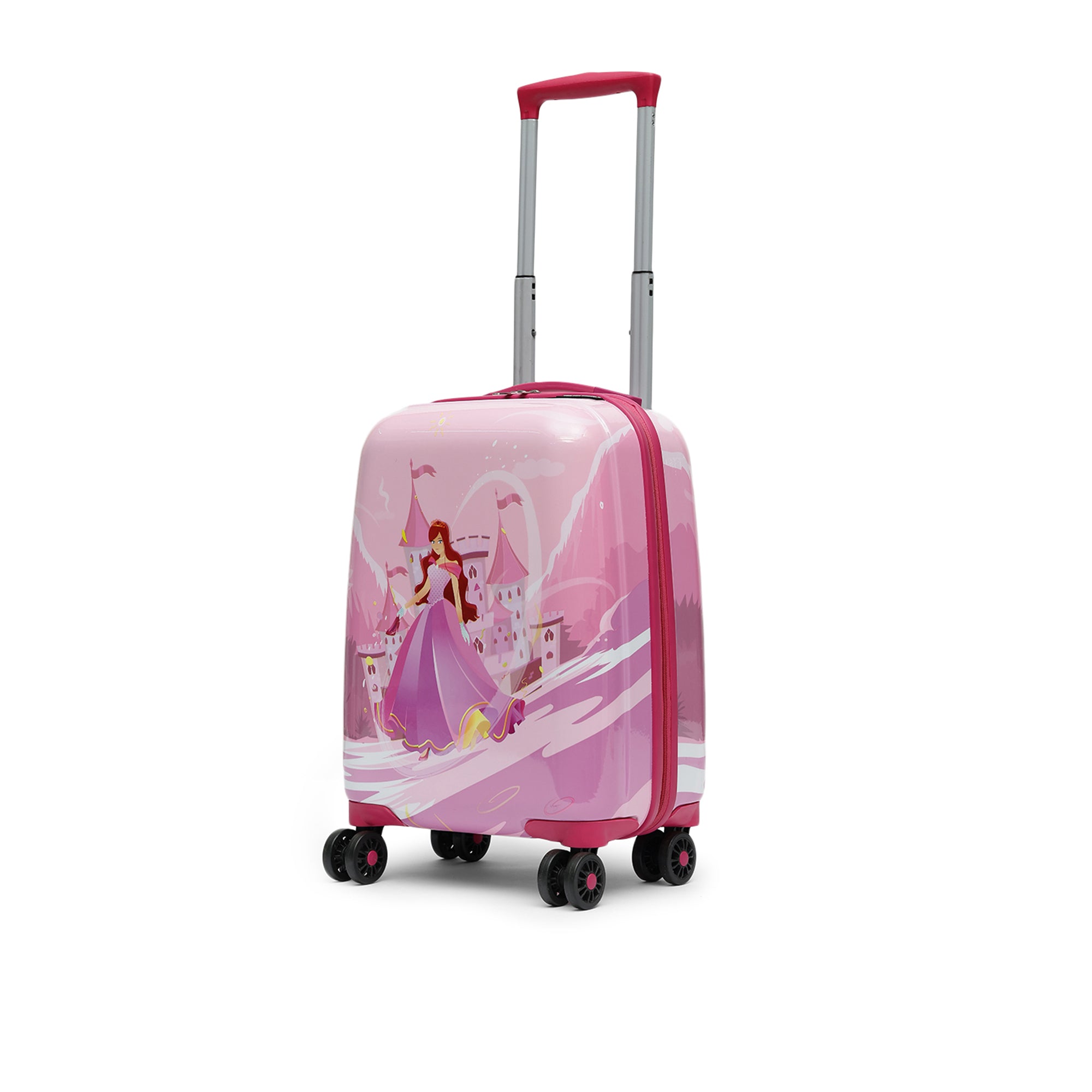 Pink princess for kids small trolley
