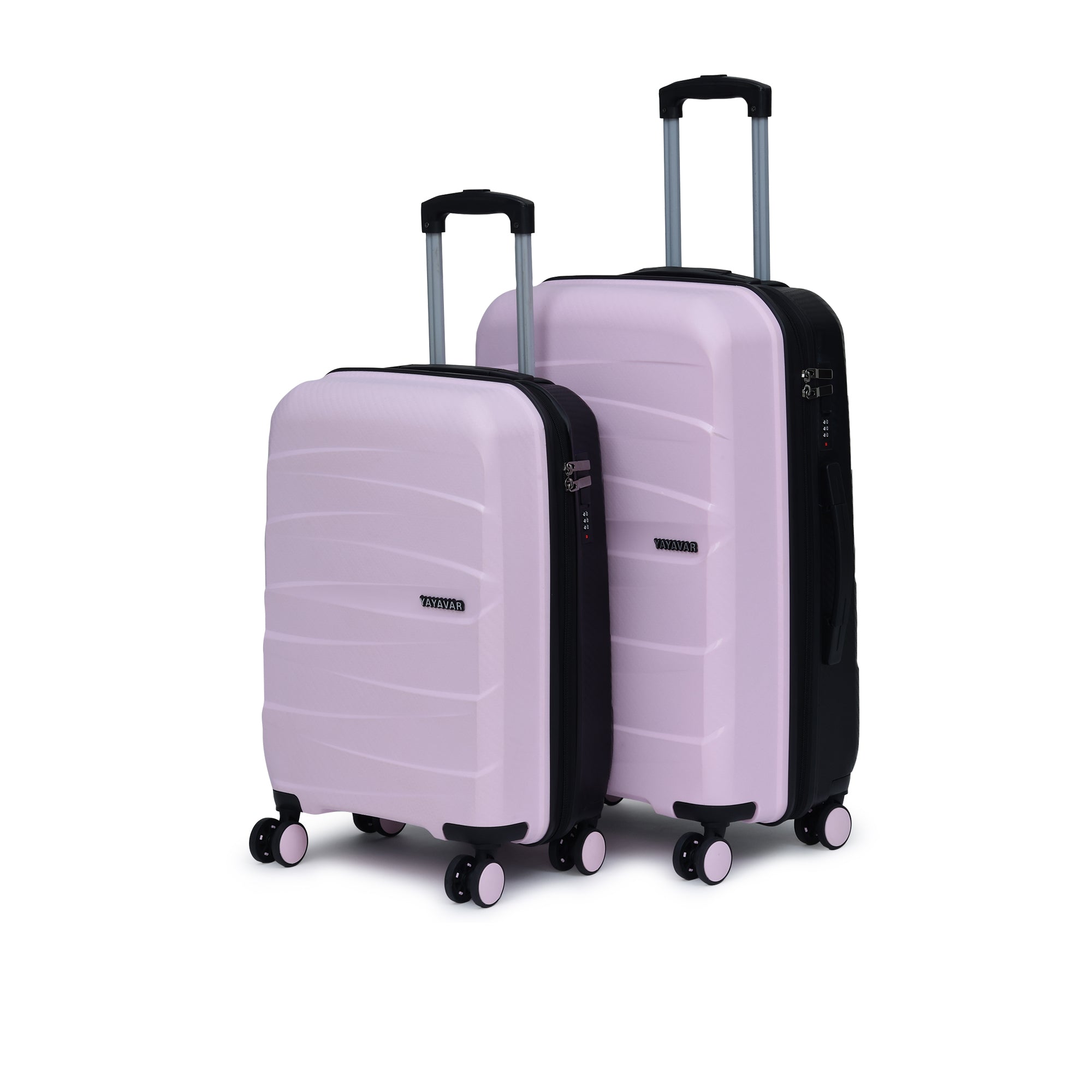 London Dual Pink-Black Set Of 2 Trolley