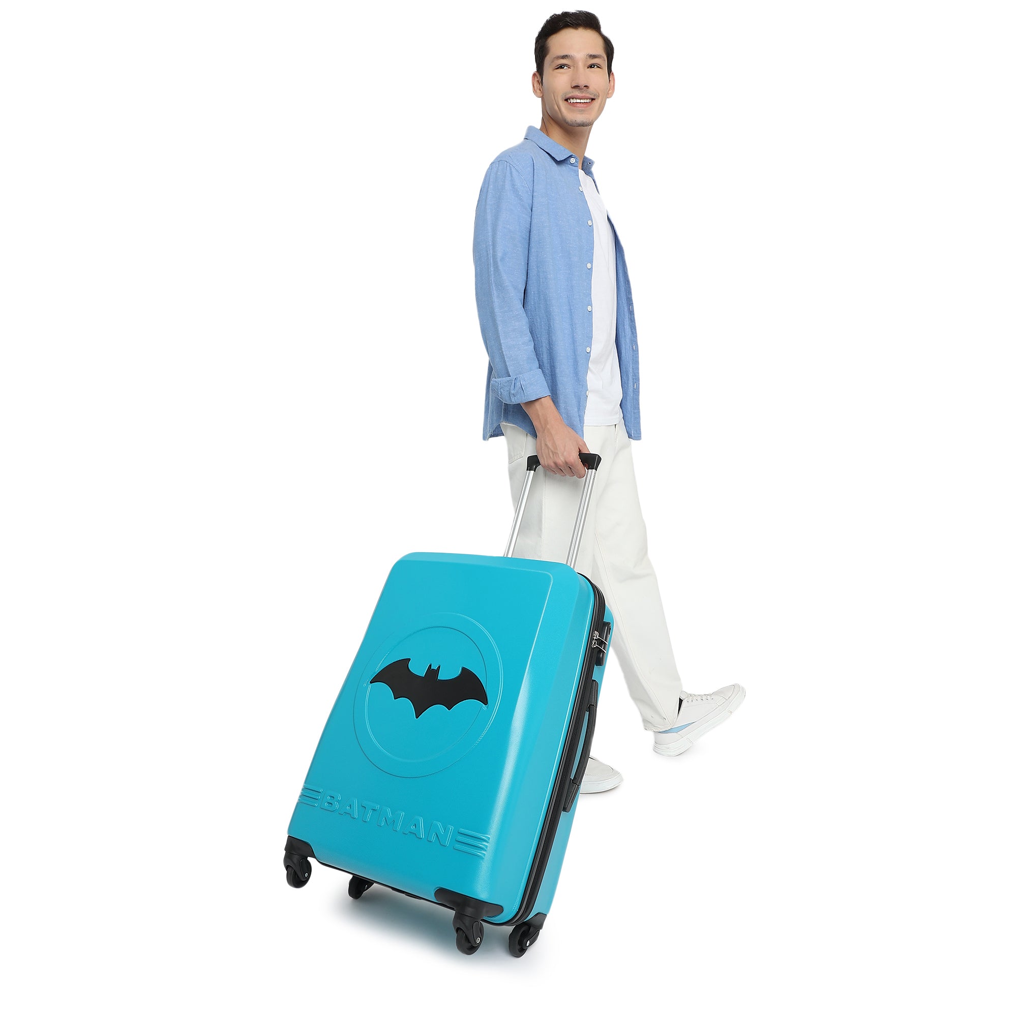 Batman Teal Medium Trolley