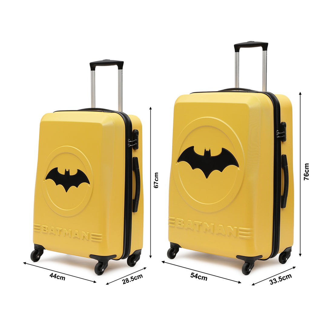Batman Yellow-Shell Set Of 2 Trolley