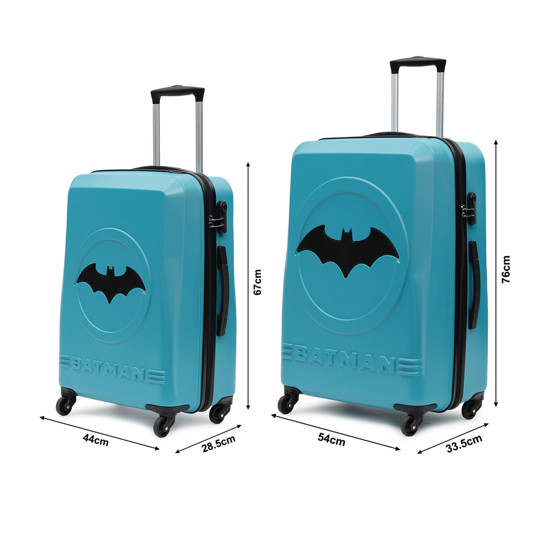 Batman Teal Set Of 2 Trolley