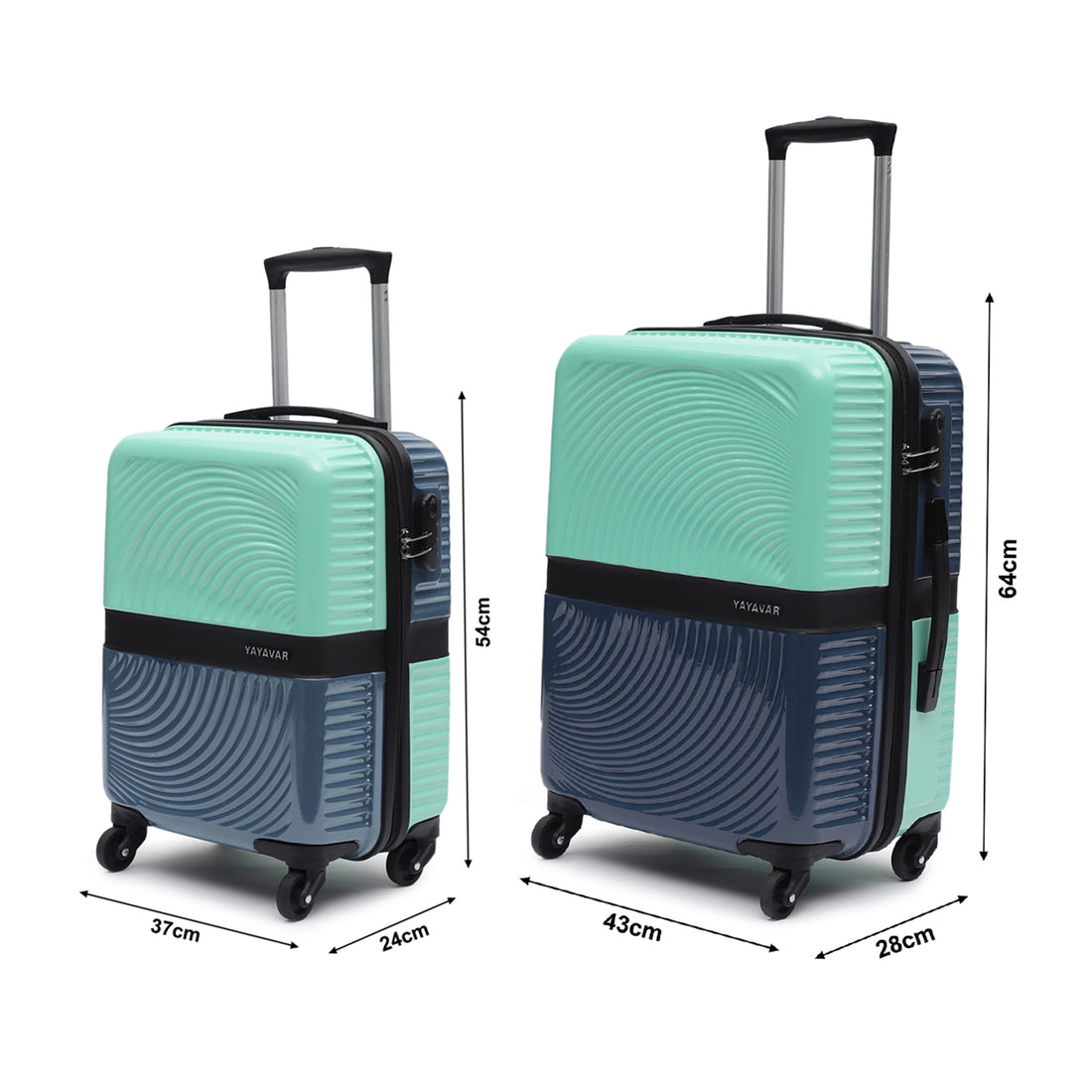 Venice Pista-Blue Set Of 2 Trolley