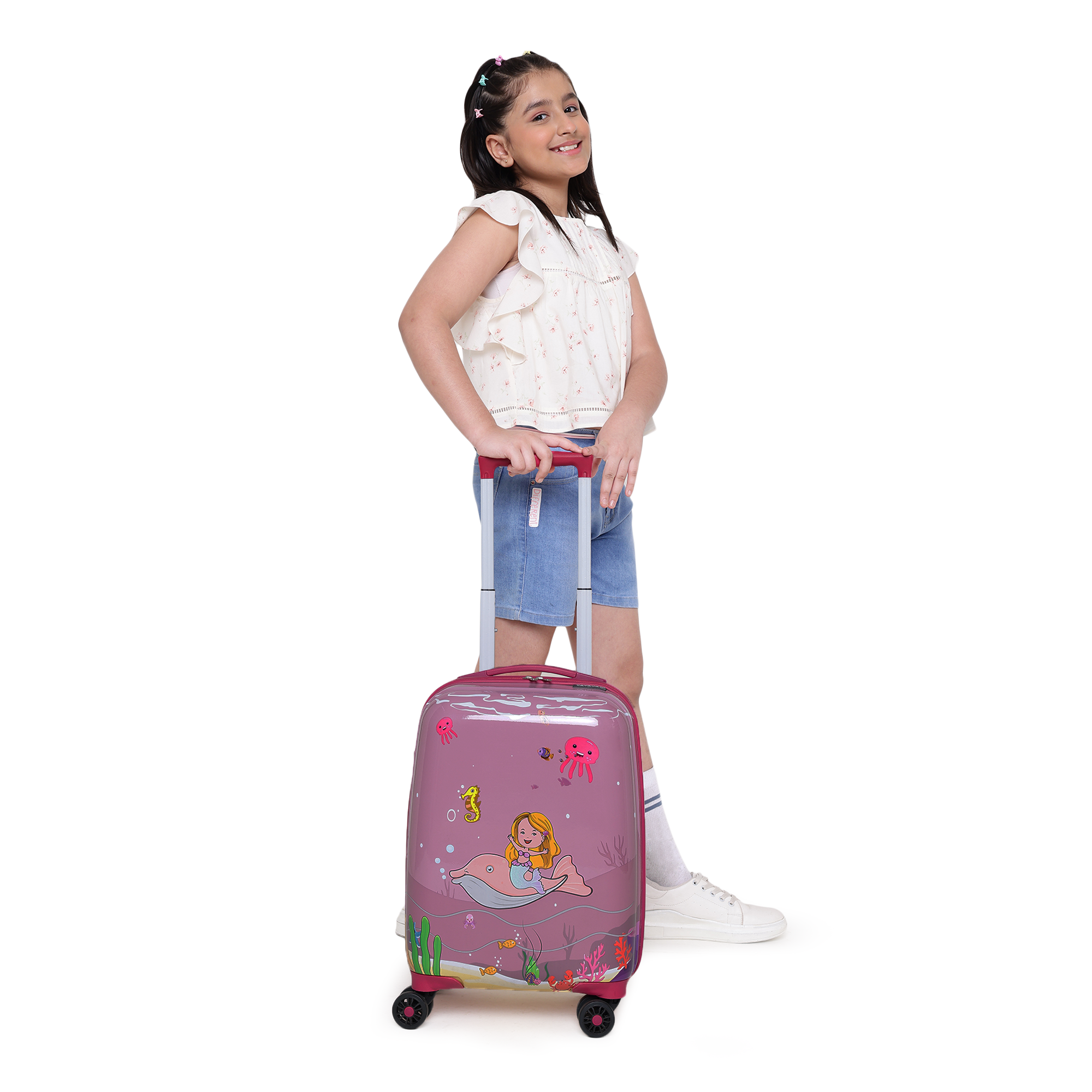 Mermaid Princess for Kids Small Trolley