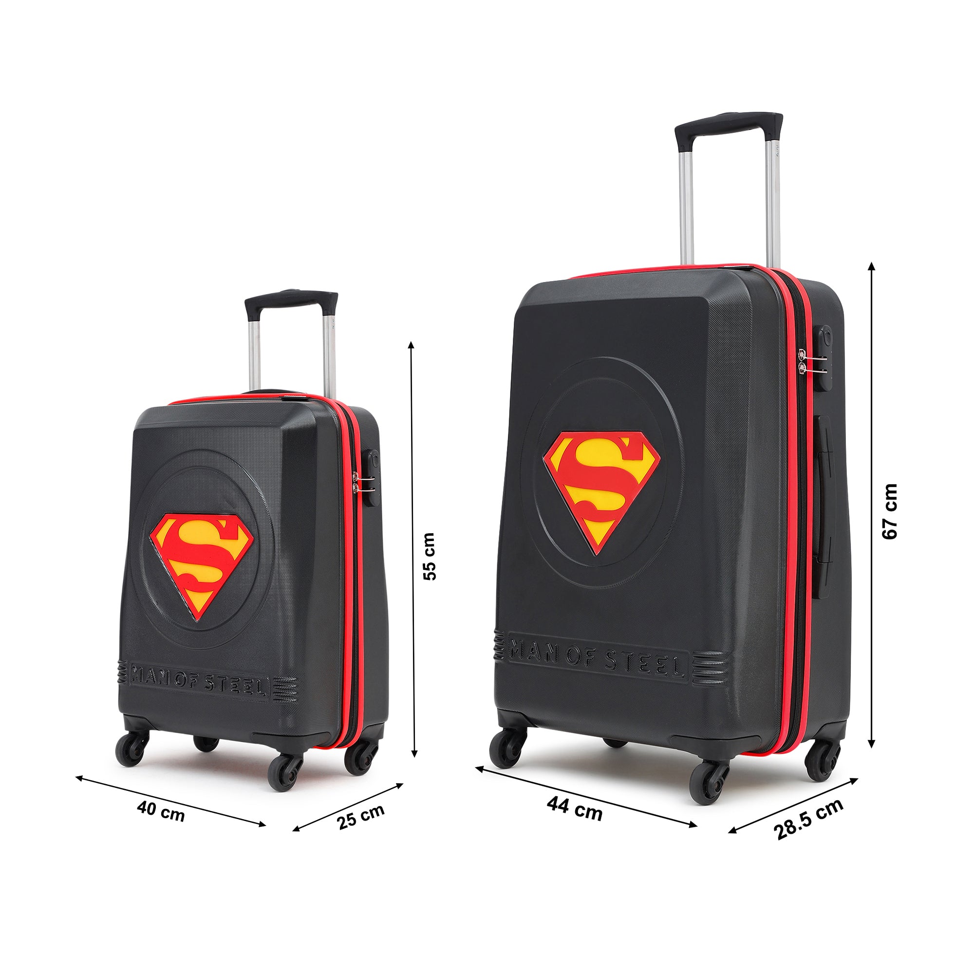 Superman Red Set Of 2 Trolley