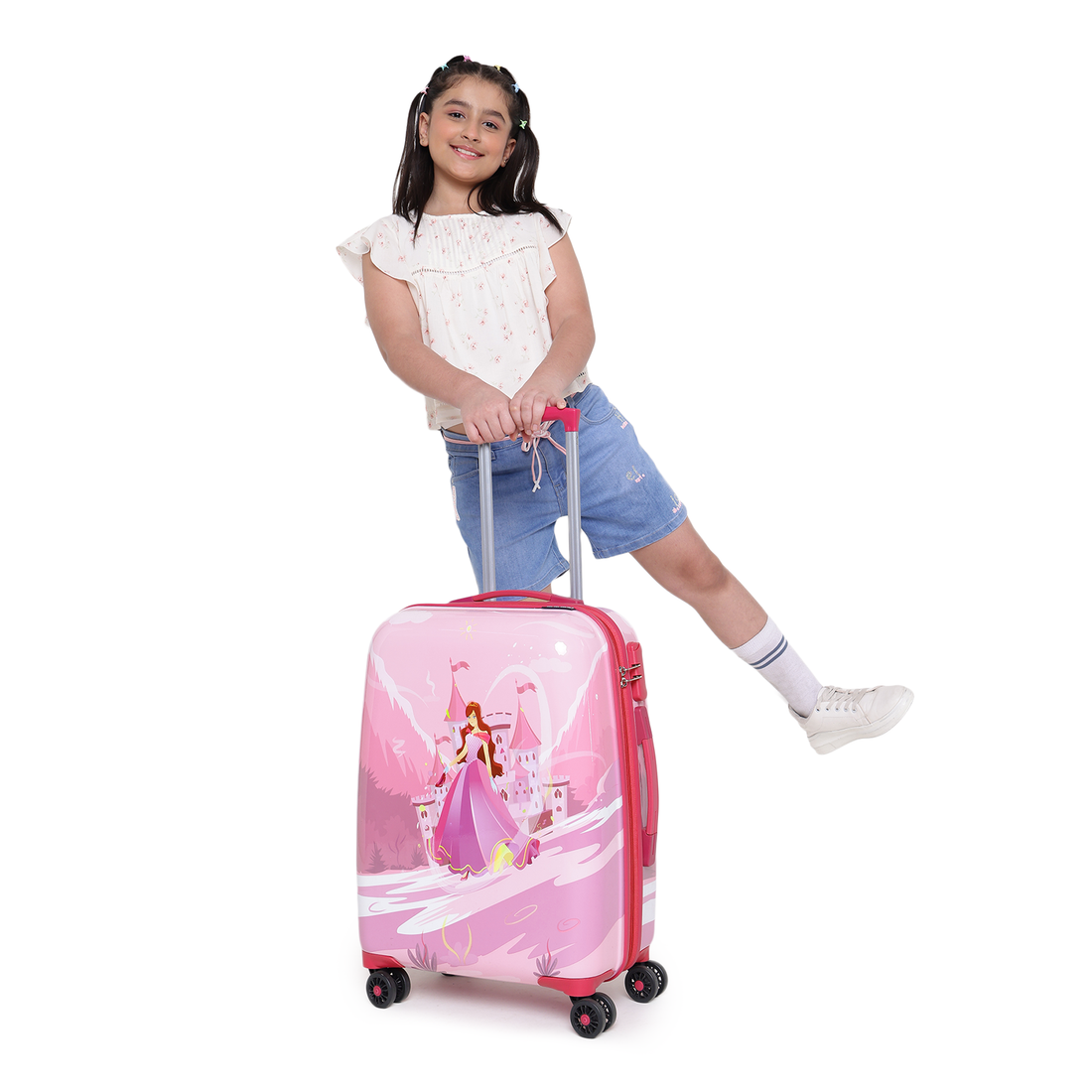 Pink Princess for Kids Set of 2 Trolley