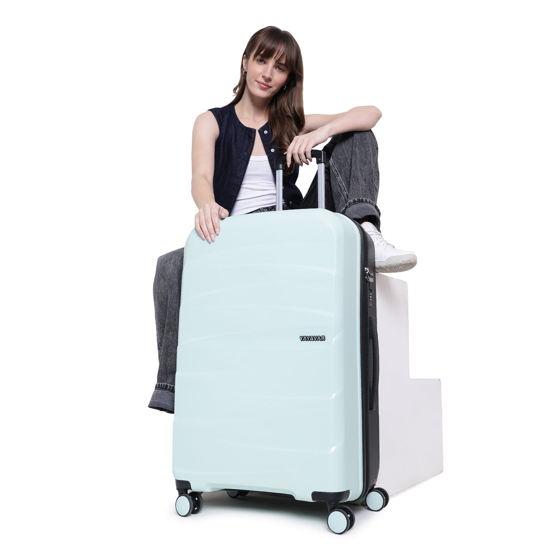 London Dual Green-Black Large Trolley