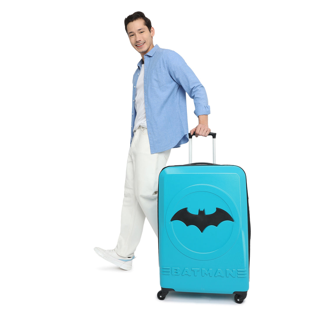 Batman Teal Large Trolley