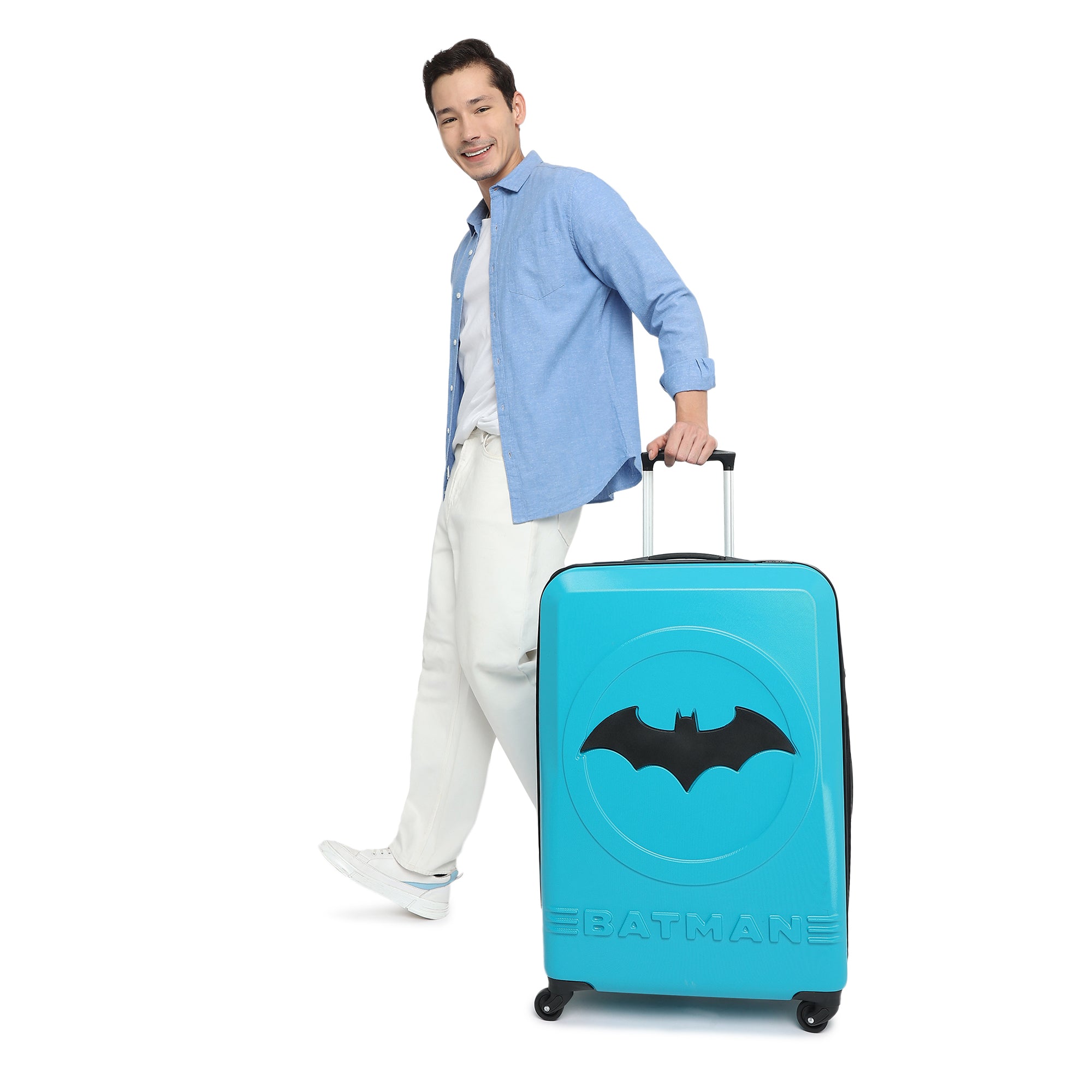 Batman Teal Large Trolley