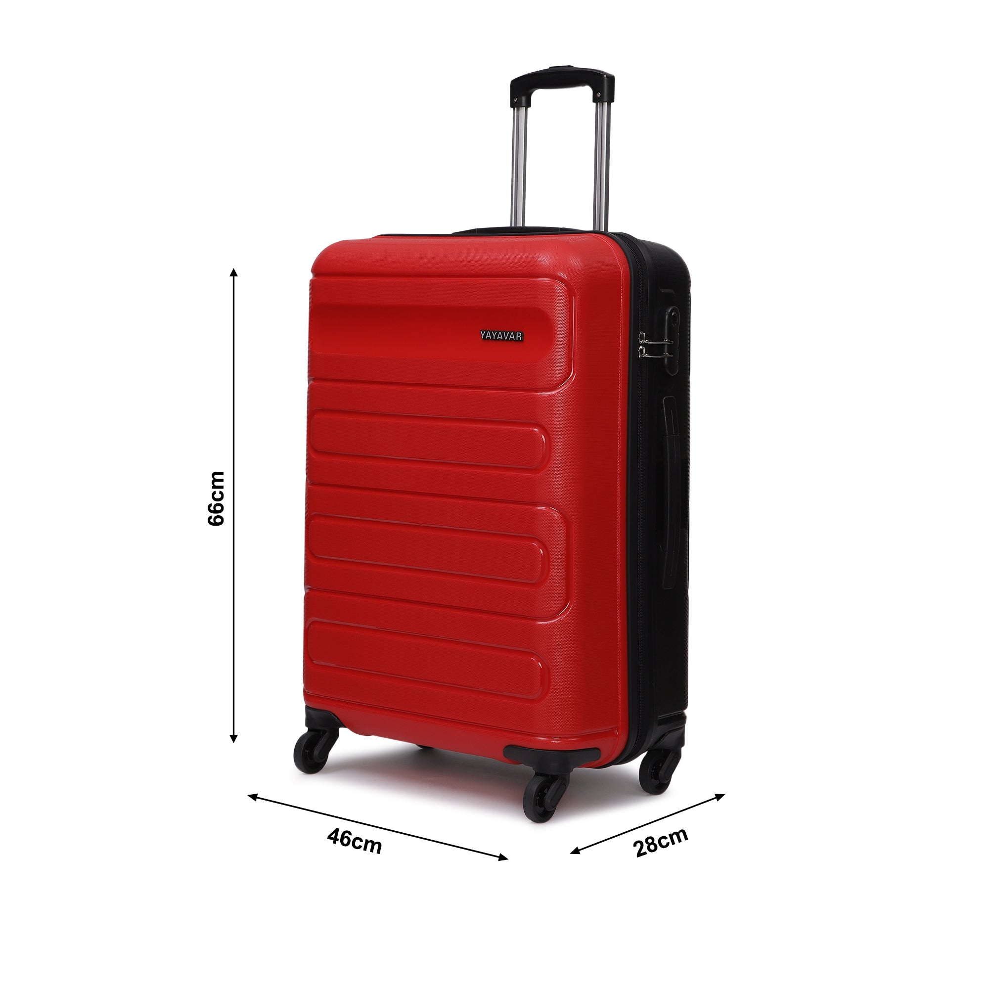 Tokyo Dual Red-Black Medium Trolley
