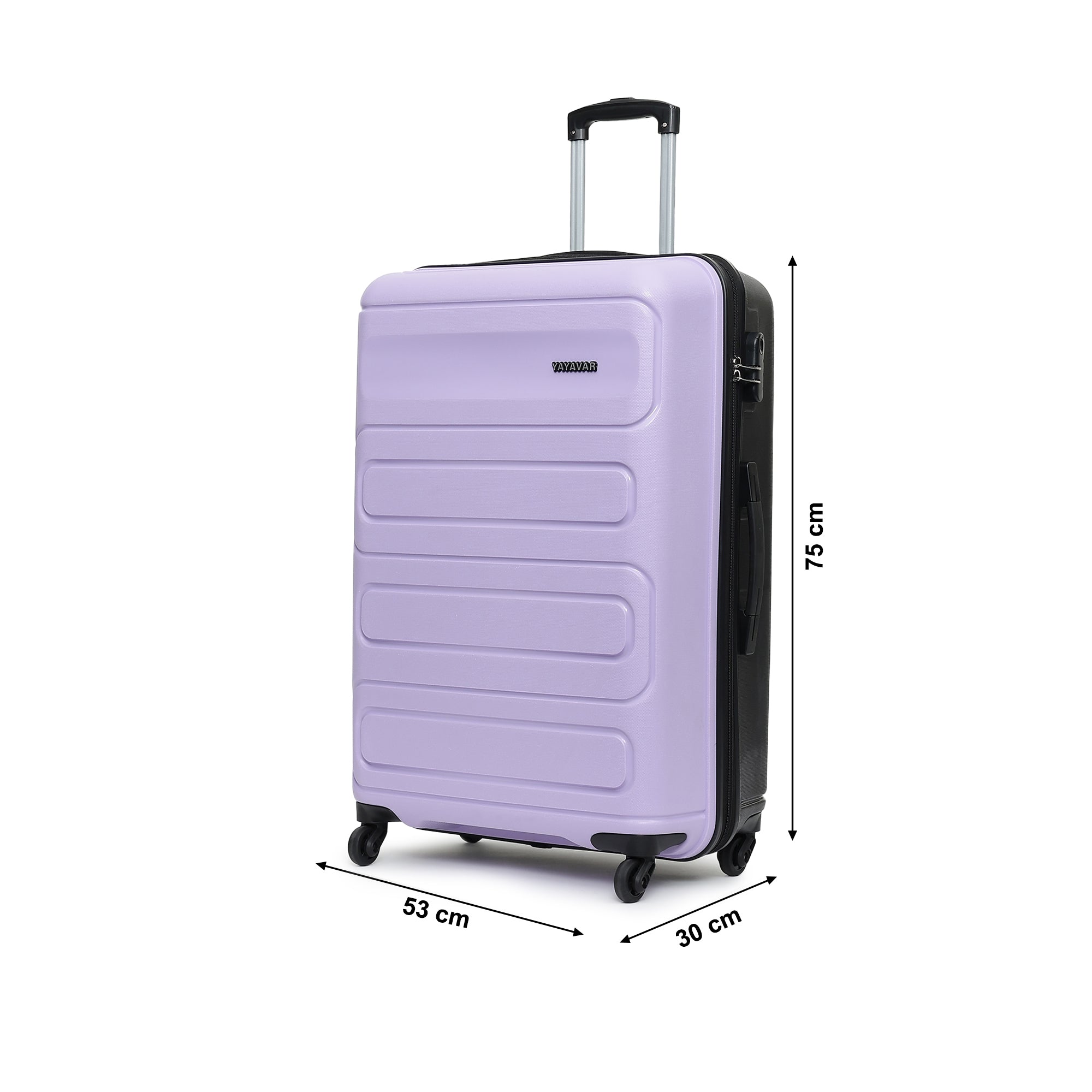 Tokyo Dual Violet-Black Large Trolley