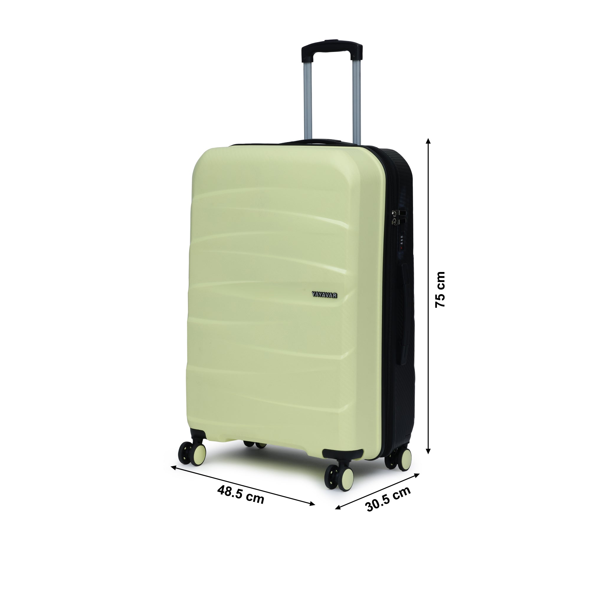 London Dual Yellow-Black Large Trolley