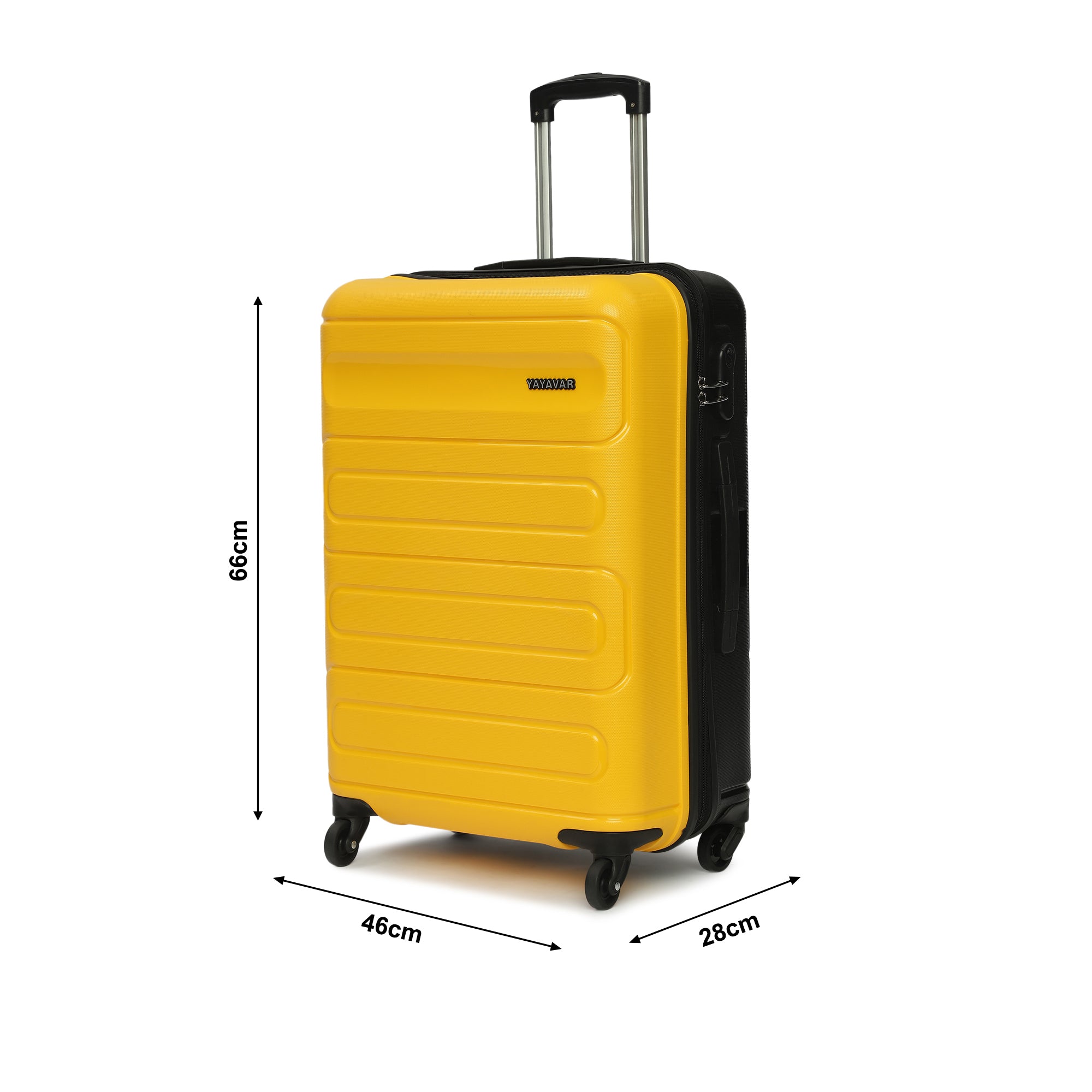 Tokyo Dual Yellow-Black Medium Trolley
