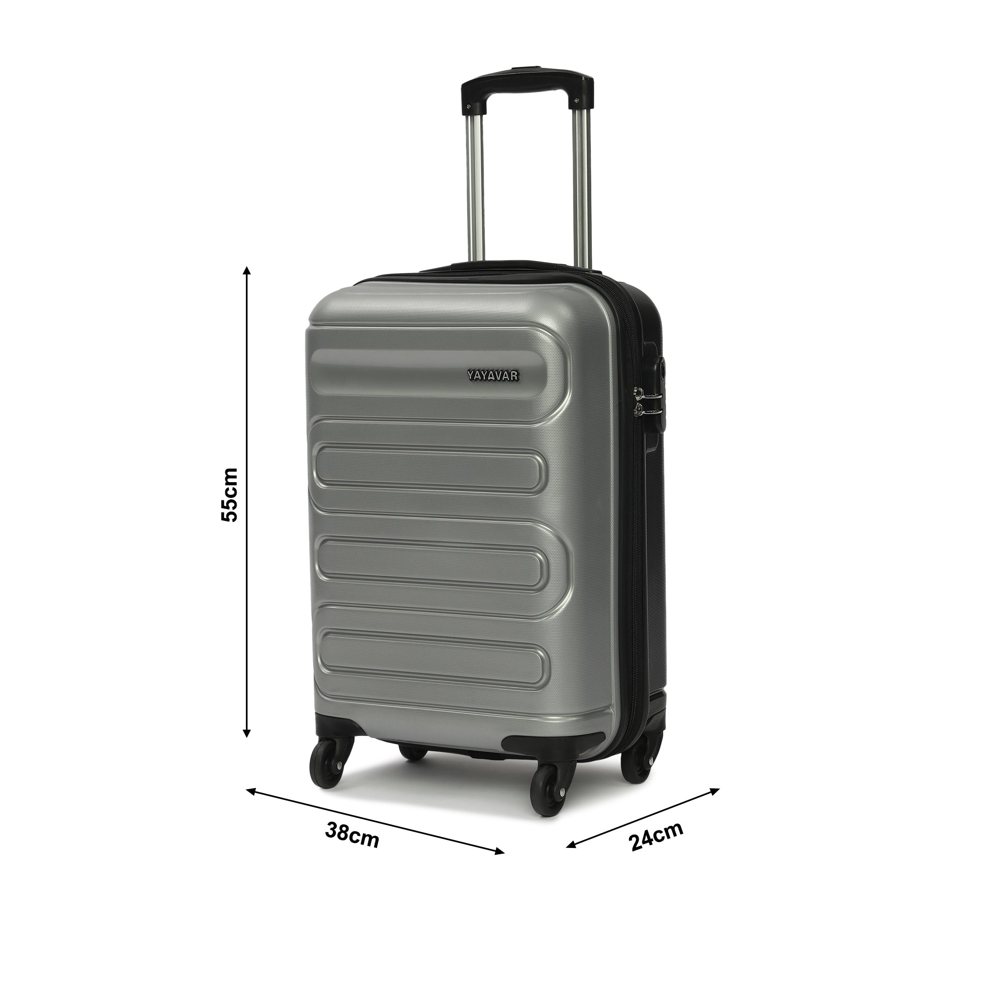 Tokyo Dual Silver-Black Small Trolley
