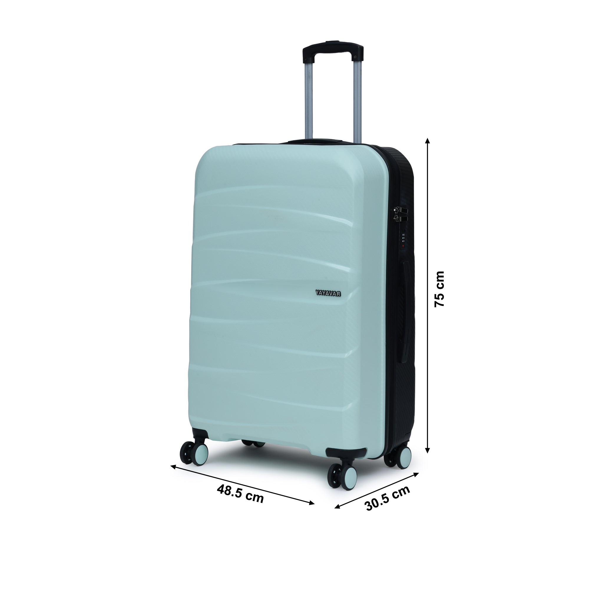 London Dual Green-Black Large Trolley
