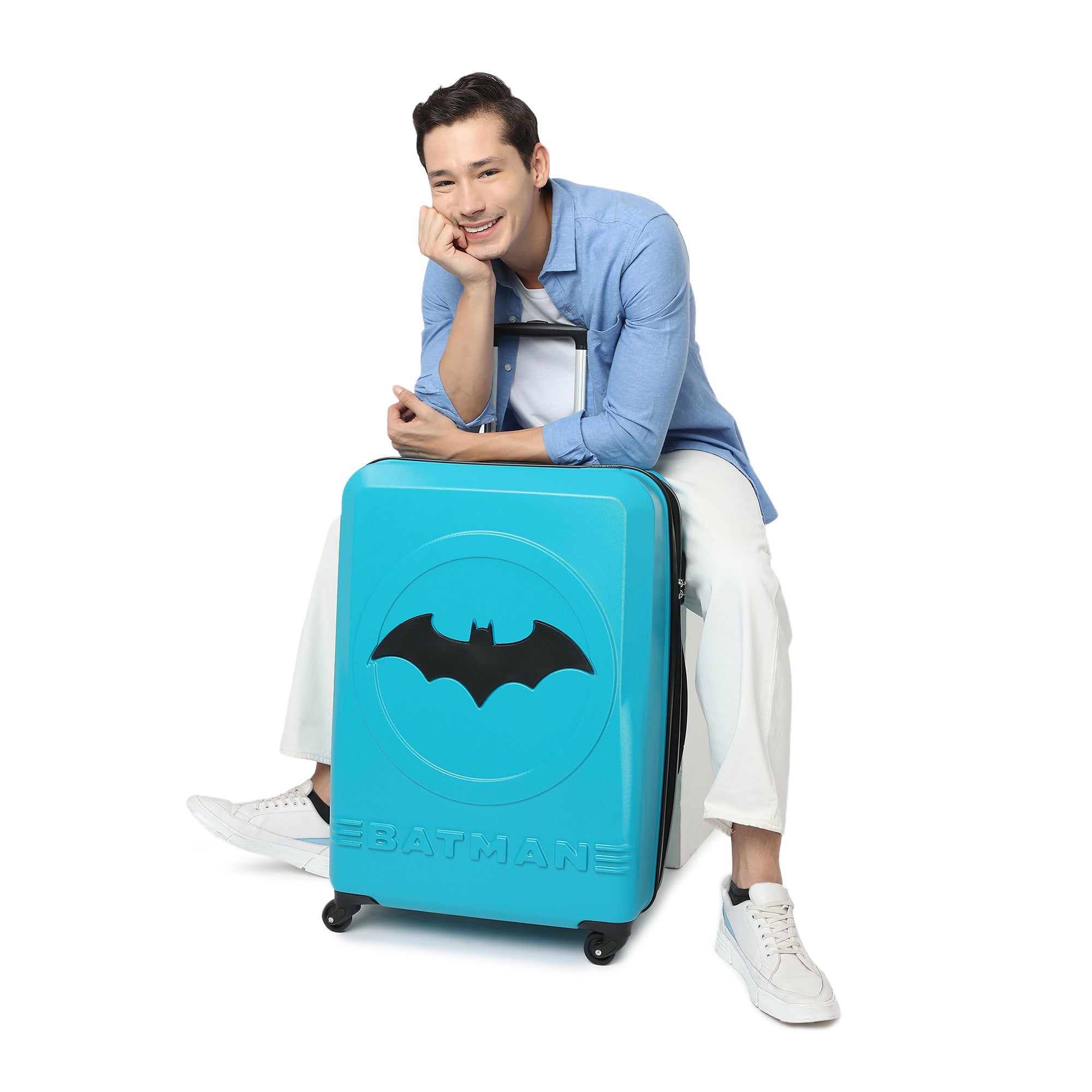 Batman Teal Large Trolley