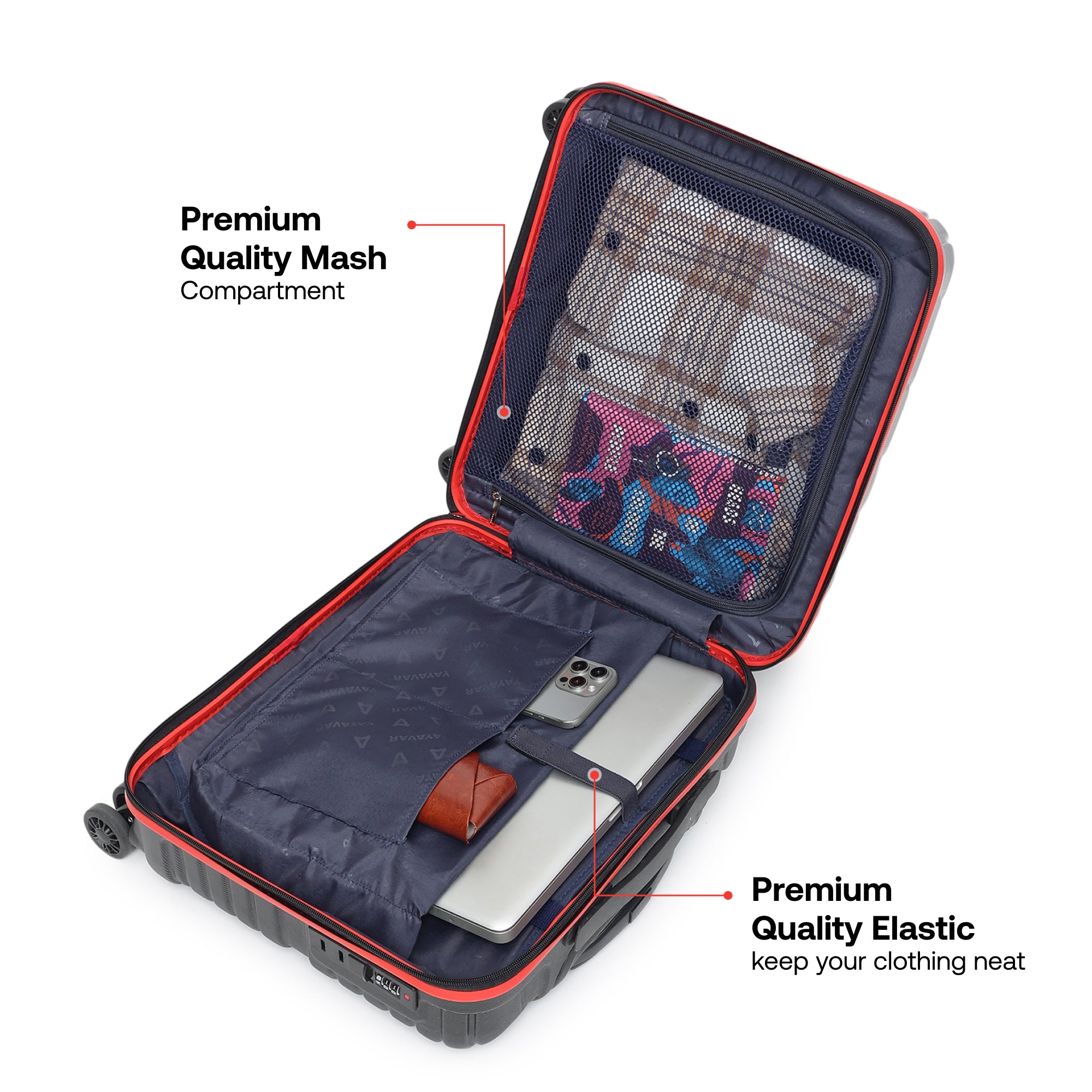 Berlin Laptop Overnighter Red