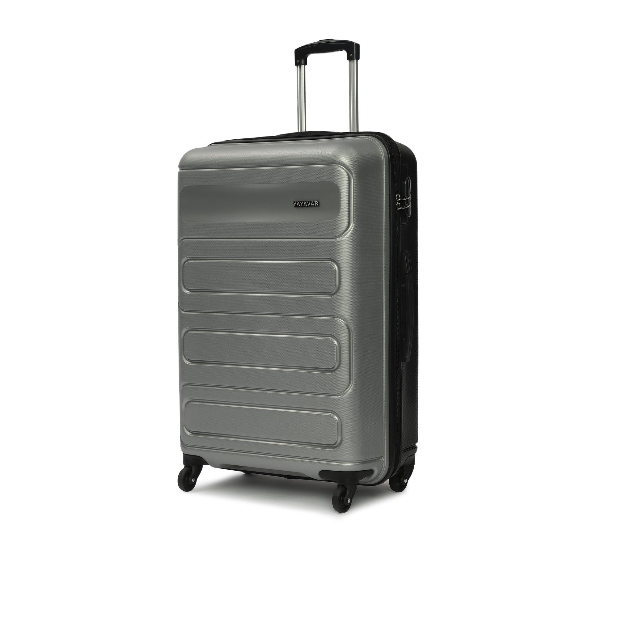 Tokyo Dual Silver-Black Set Of 3 Trolley