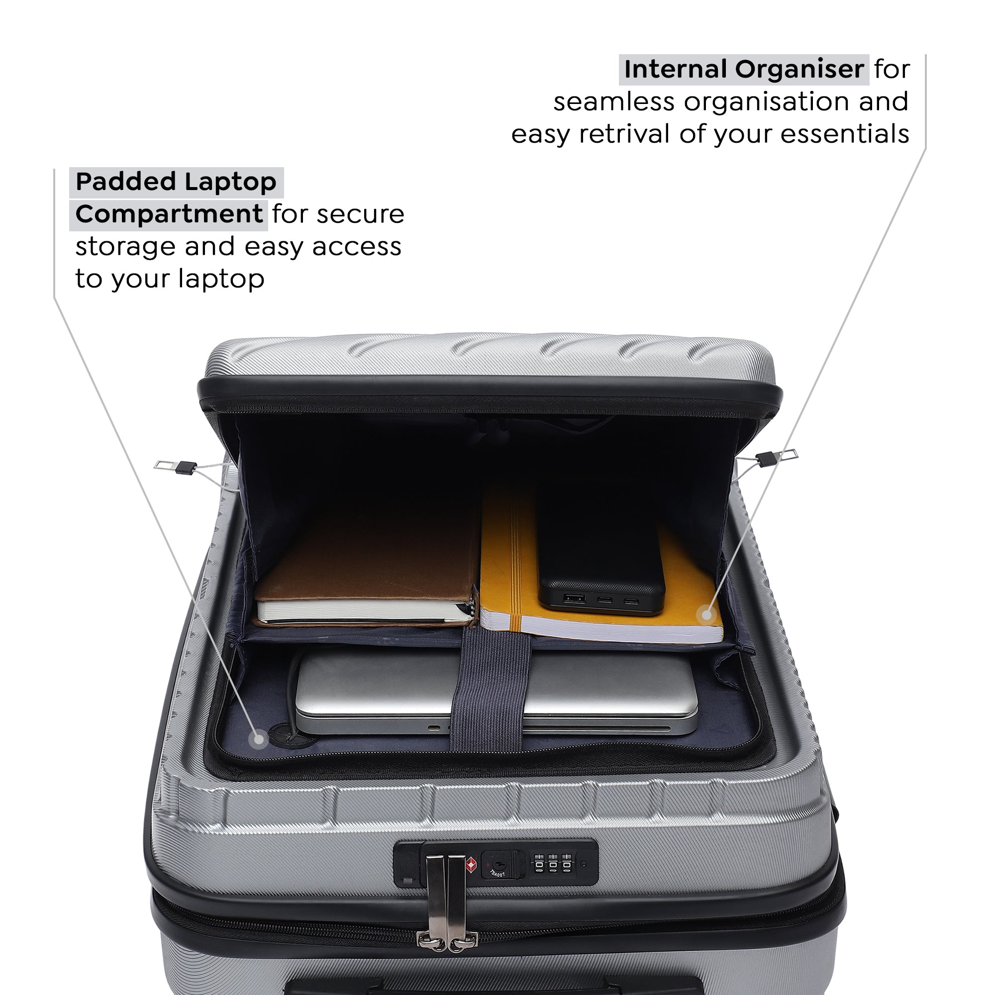Berlinpro Silver Front Open Trolley