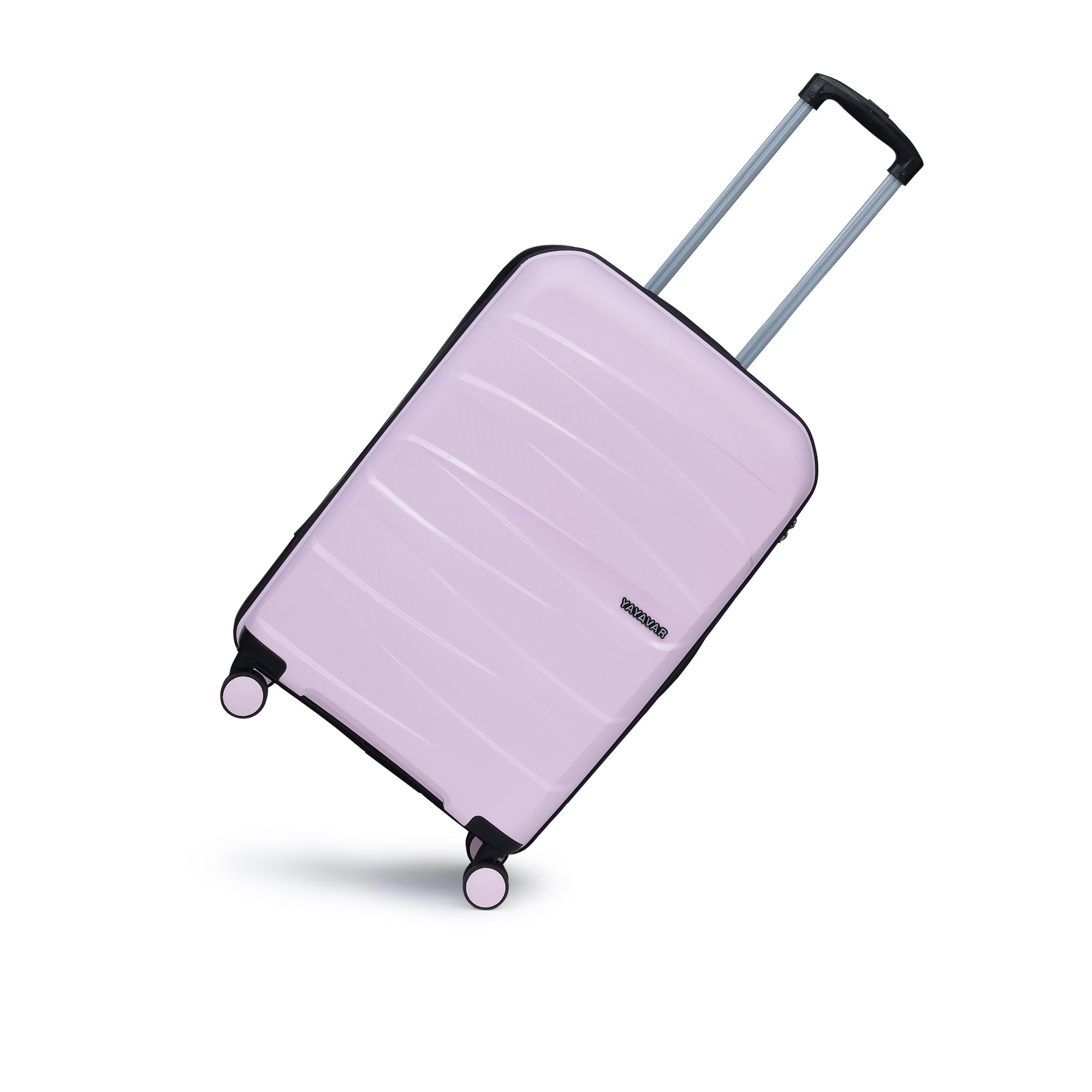 London Dual Pink-Black Medium Trolley