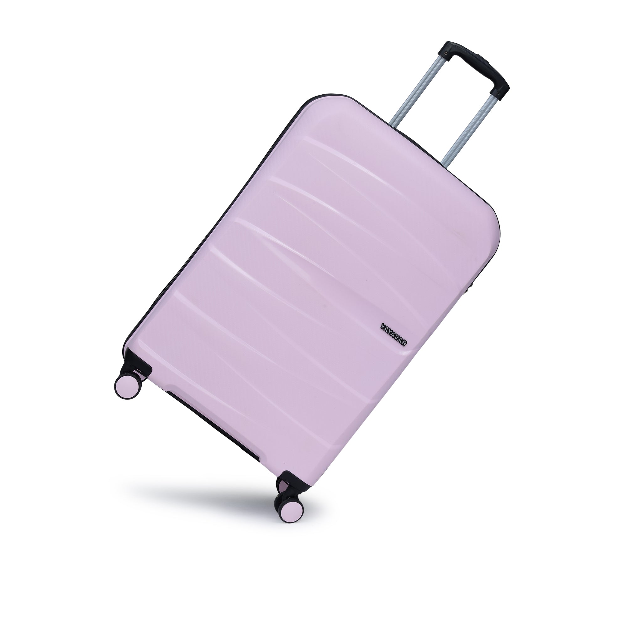 London Dual Pink-Black Large Trolley