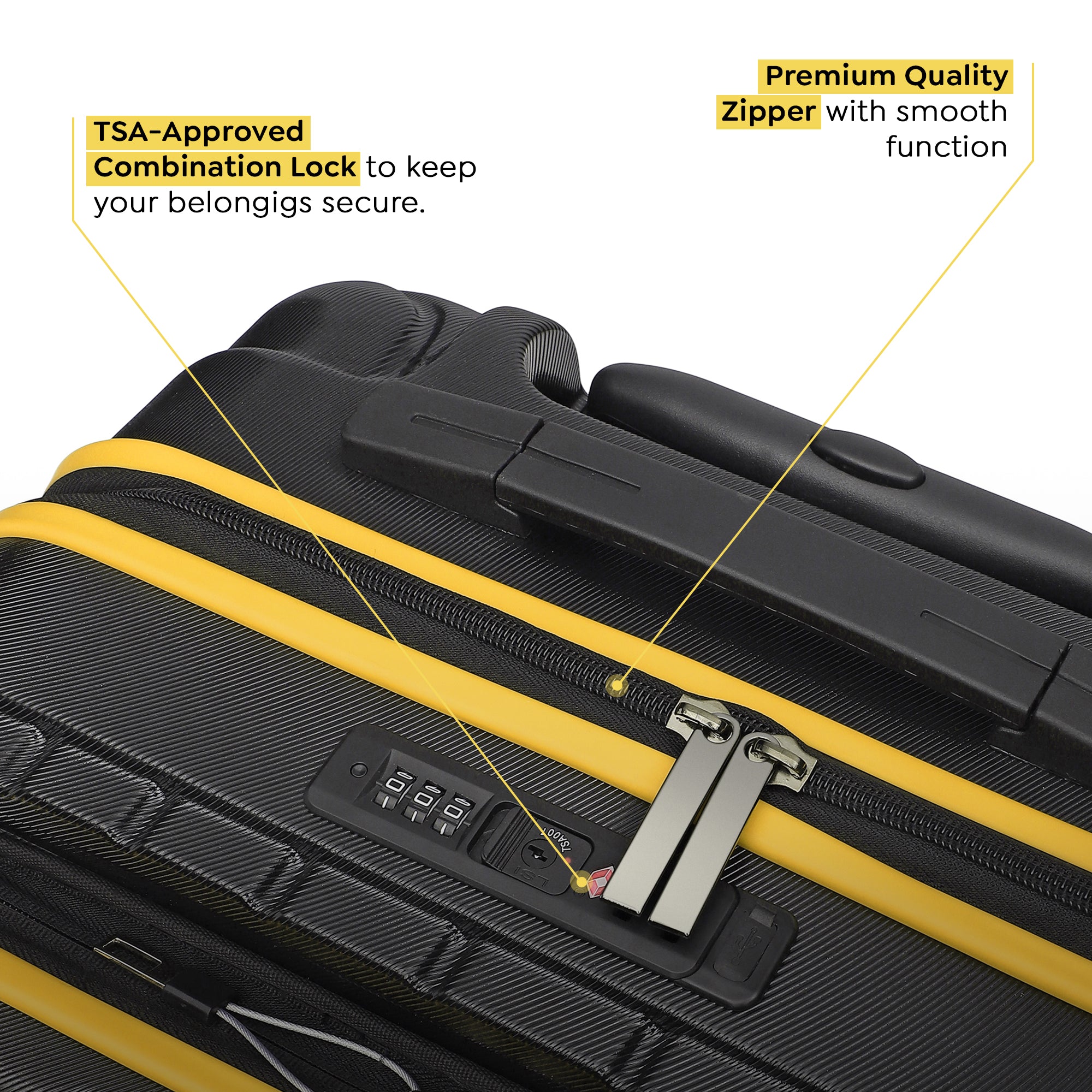 Berlinpro Yellow Front Open Trolley