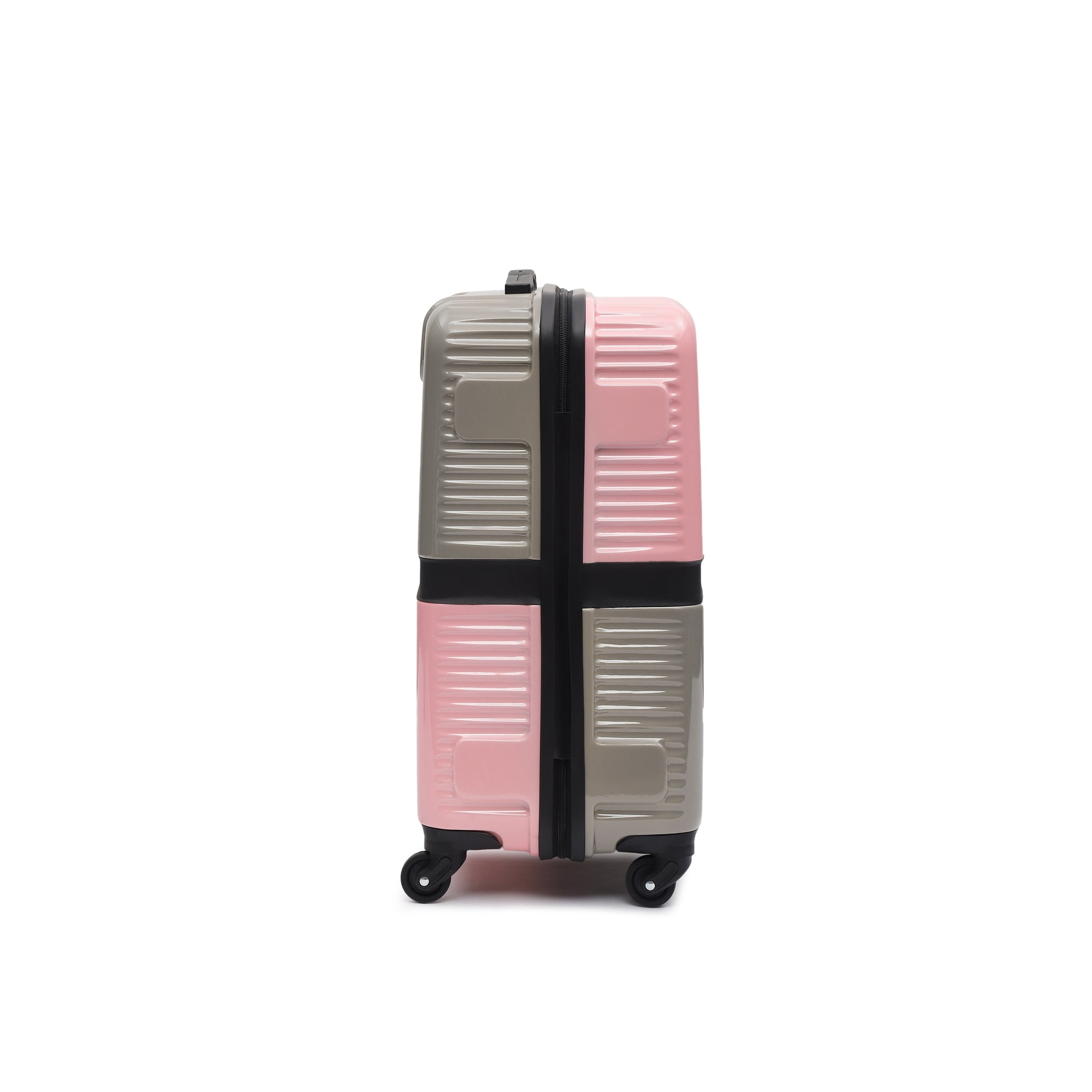 Venice Pink-Grey Set Of 2 Trolley