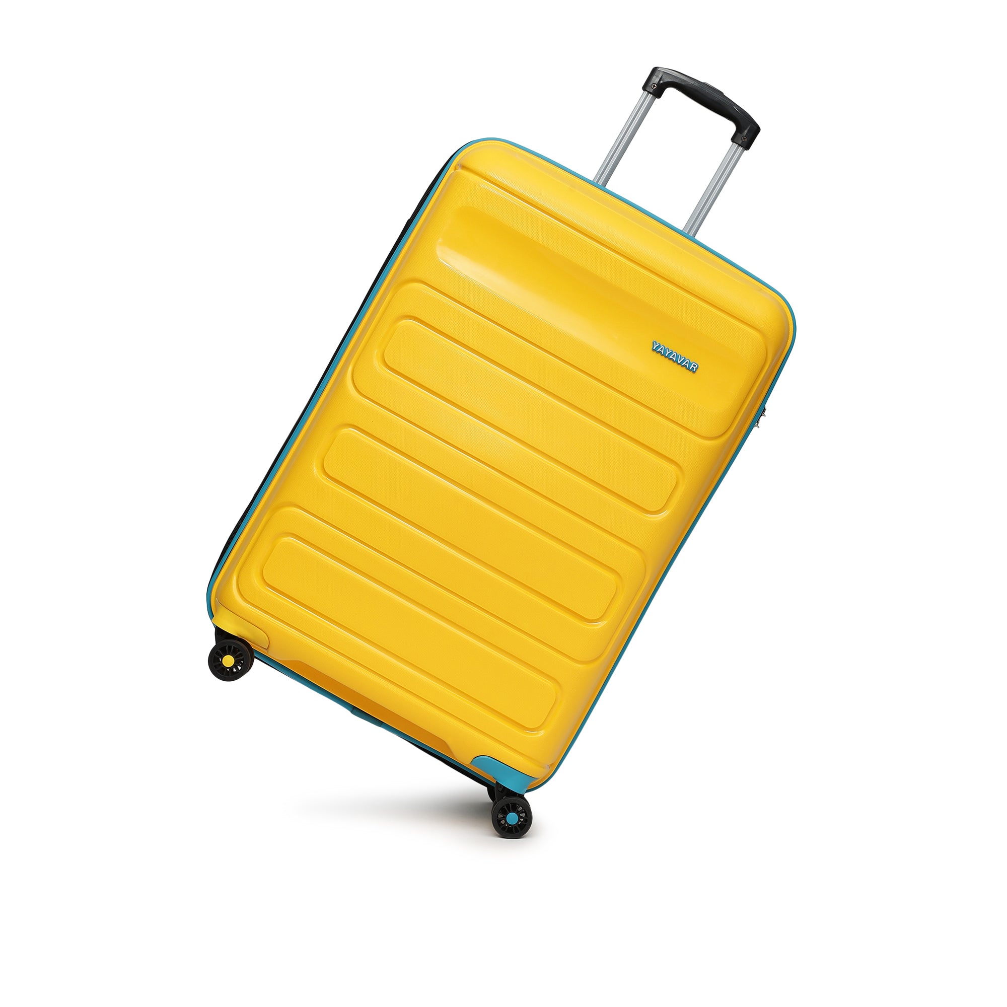 Tokyo Remix Yellow-Teal Large Trolley