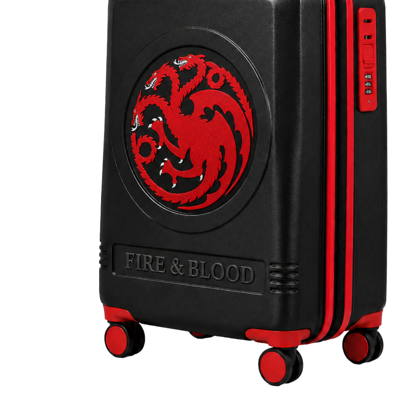 House Of The Dragon Black Medium Trolley