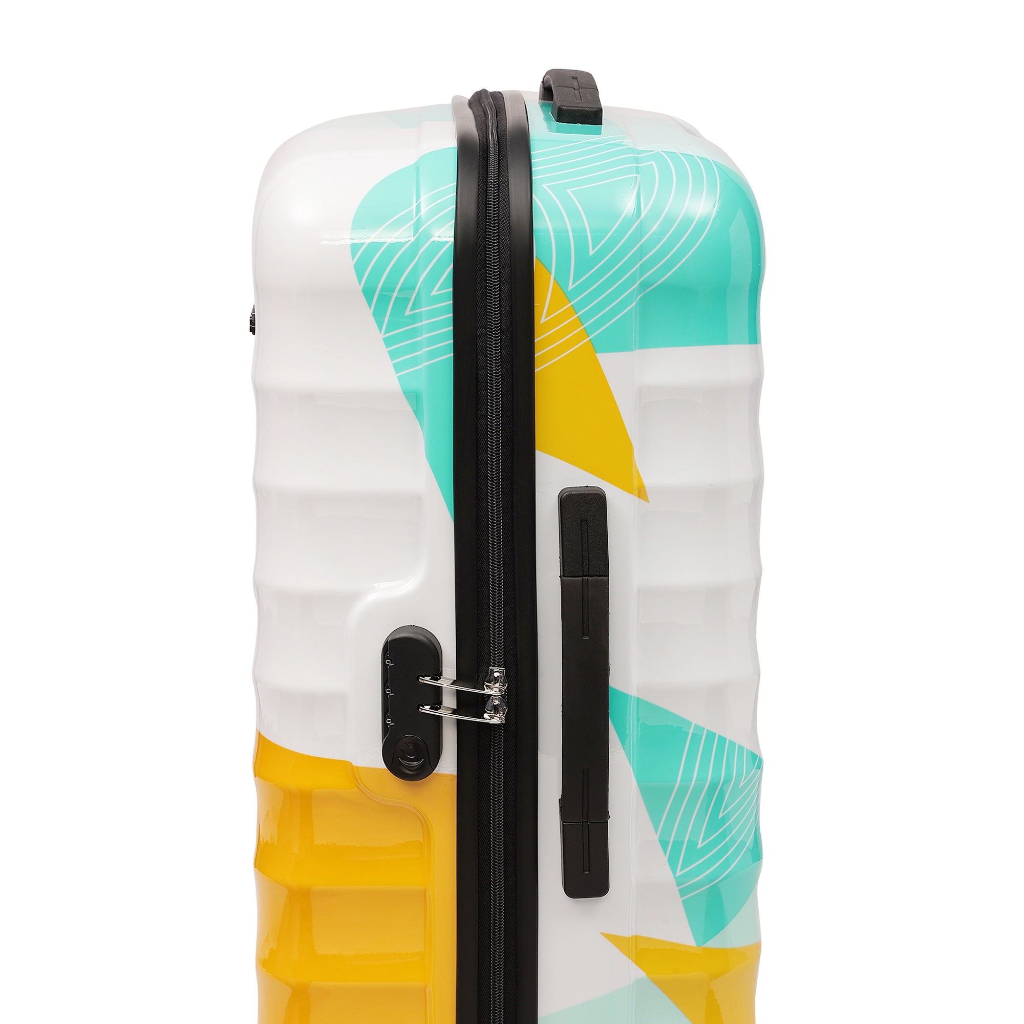 Mexico Printed Teal Set Of 2 Trolley