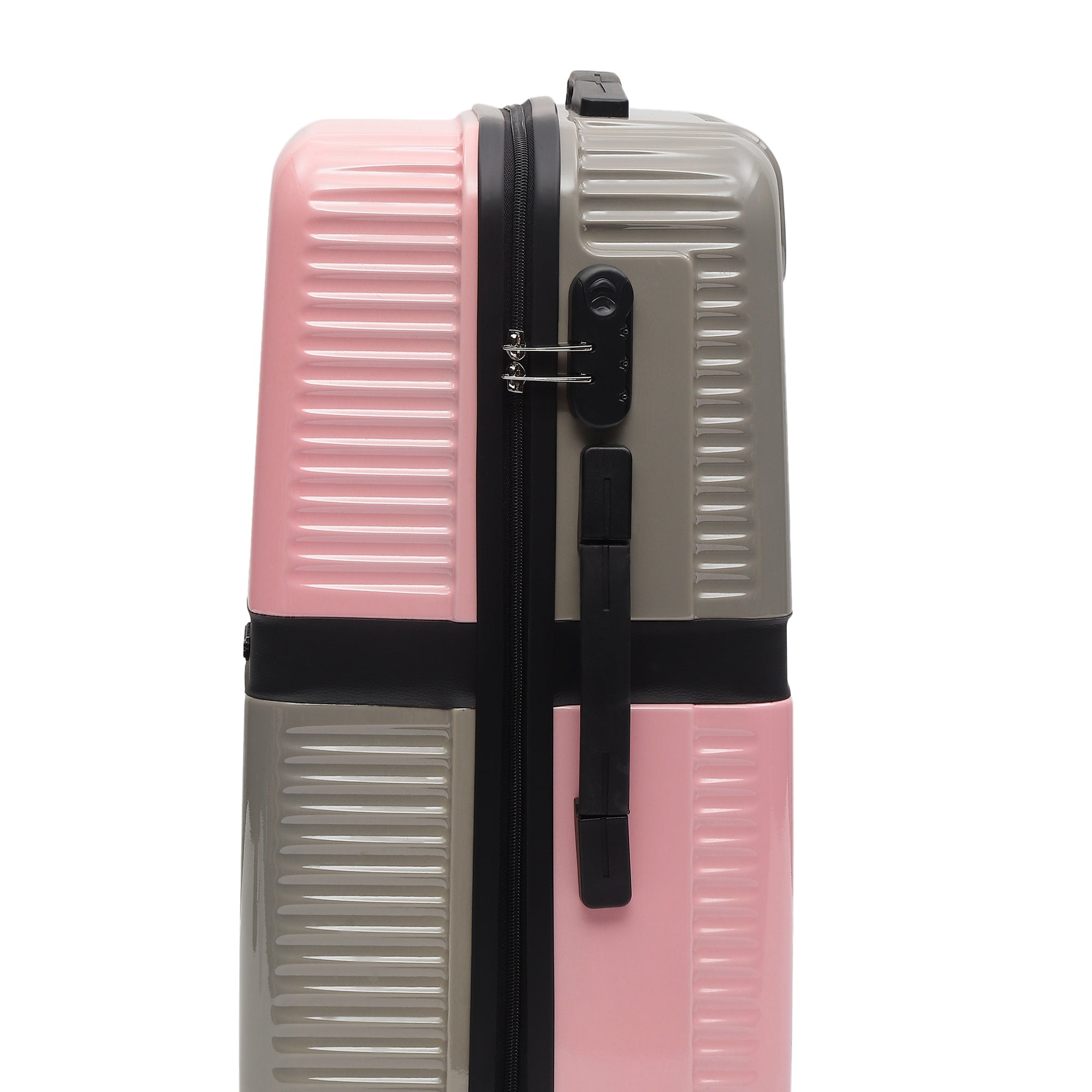 Venice Pink-Grey Set Of 2 Trolley