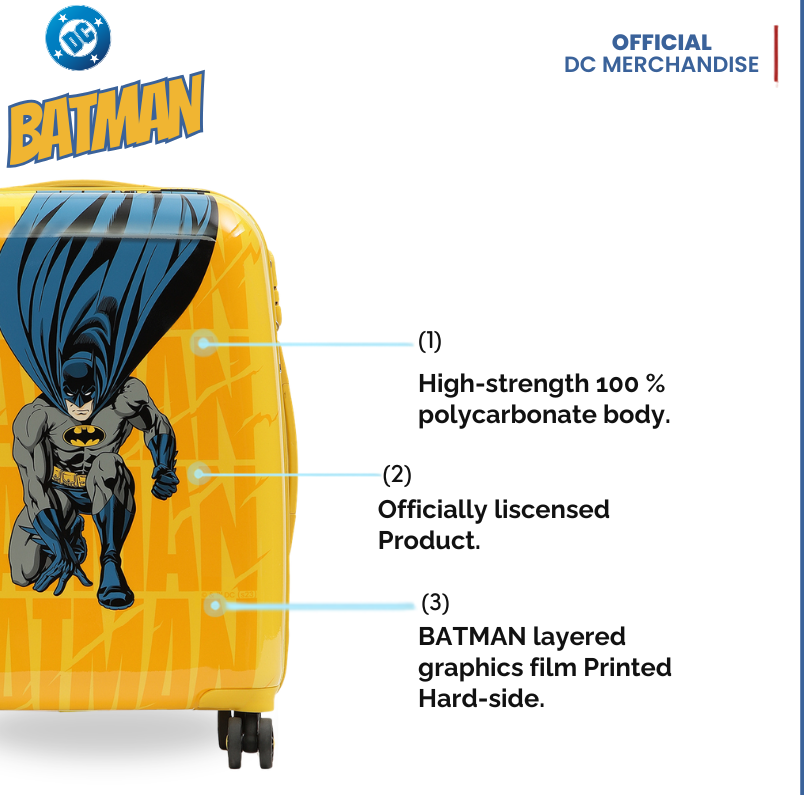 Batman For Kids Medium Trolley